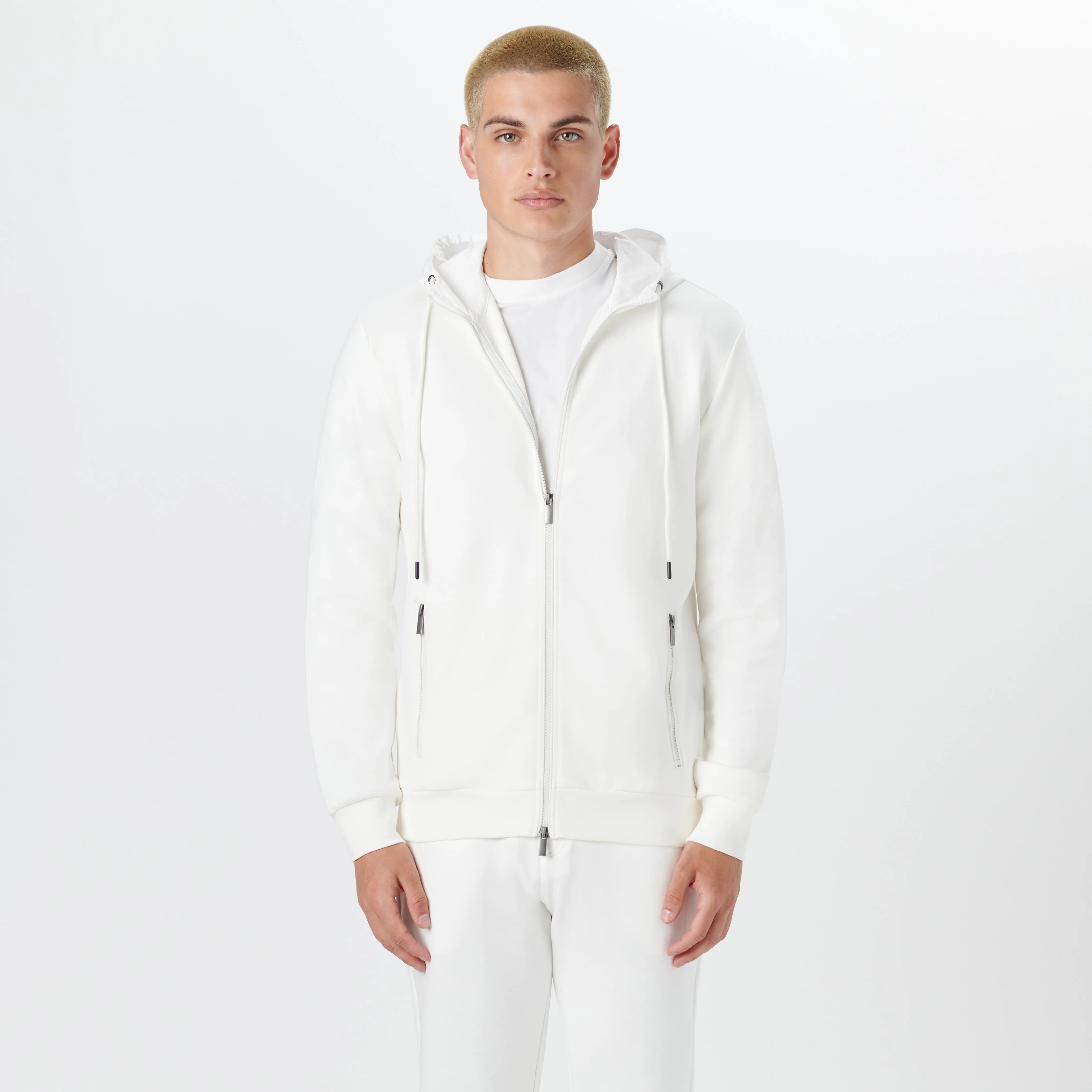 Full Zip Jacket With Hood sold by Bugatchi product image thumbnail 2