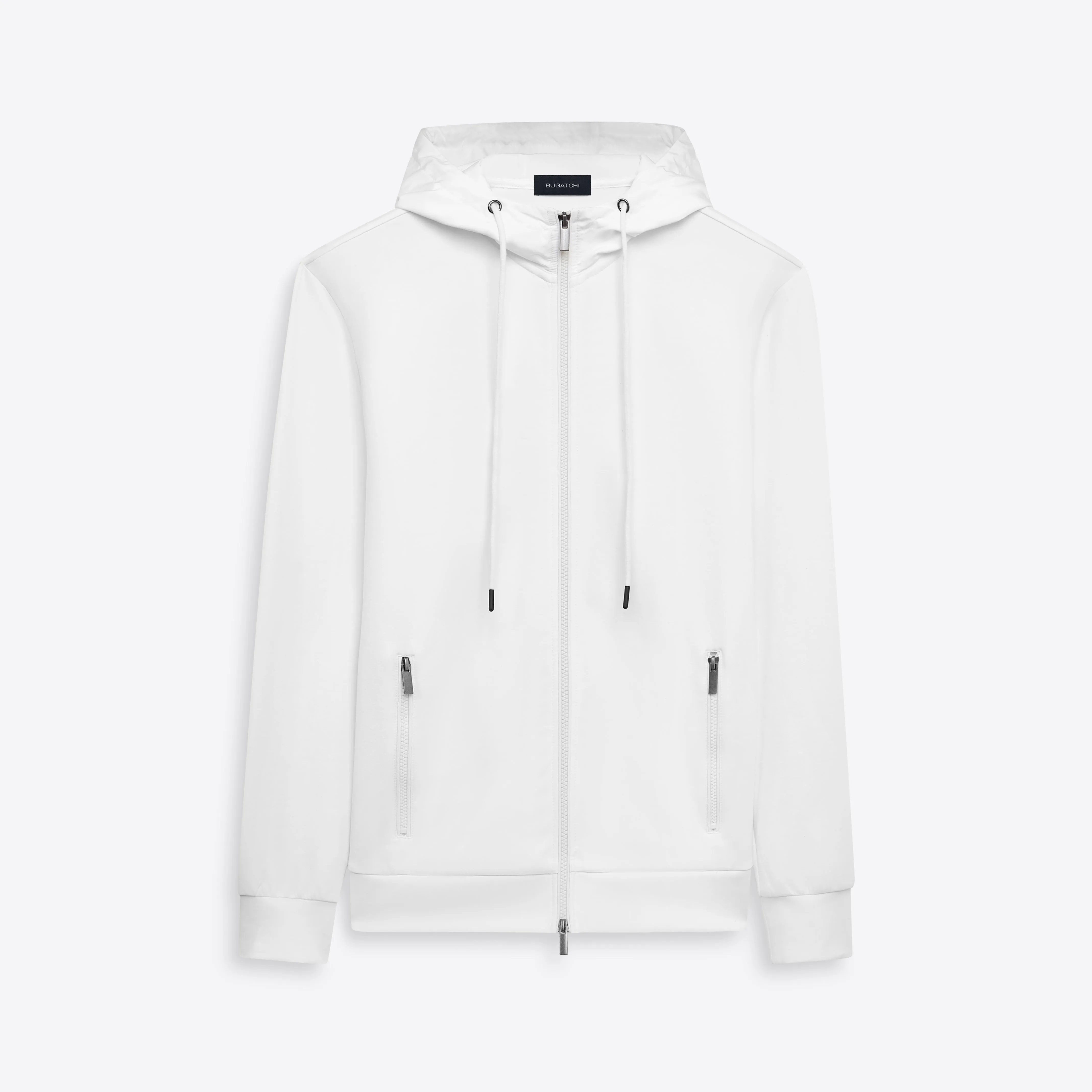 Full Zip Jacket With Hood sold by Bugatchi