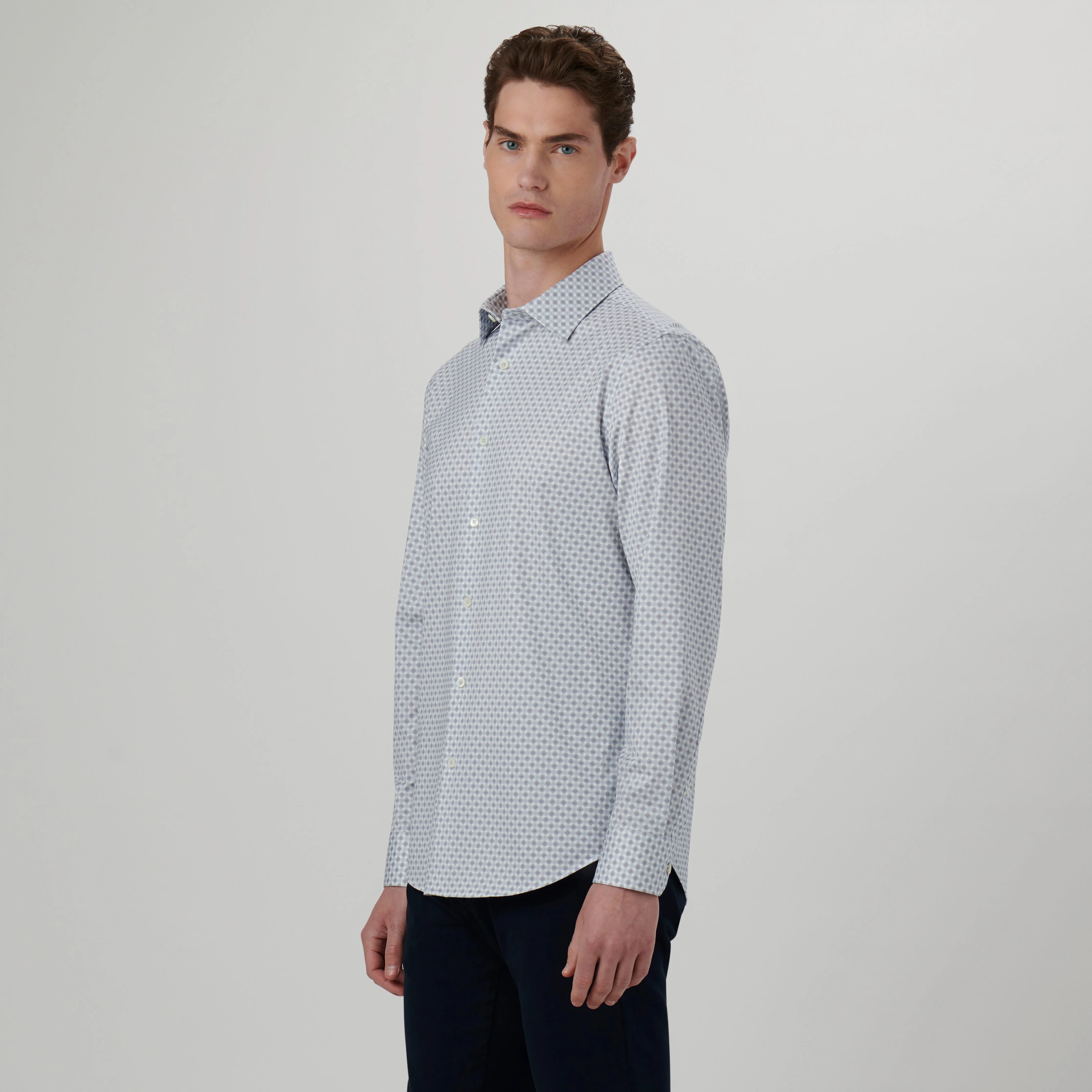 James Mandala Print OoohCotton Shirt sold by Bugatchi product image thumbnail 3