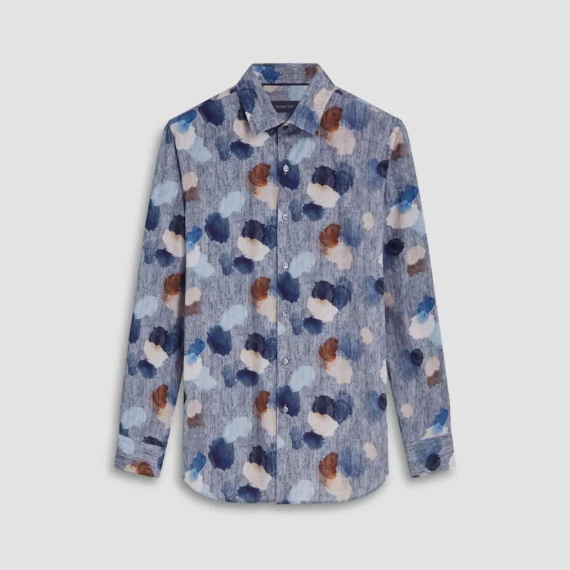 Julian Abstract Print Shirt sold by Bugatchi