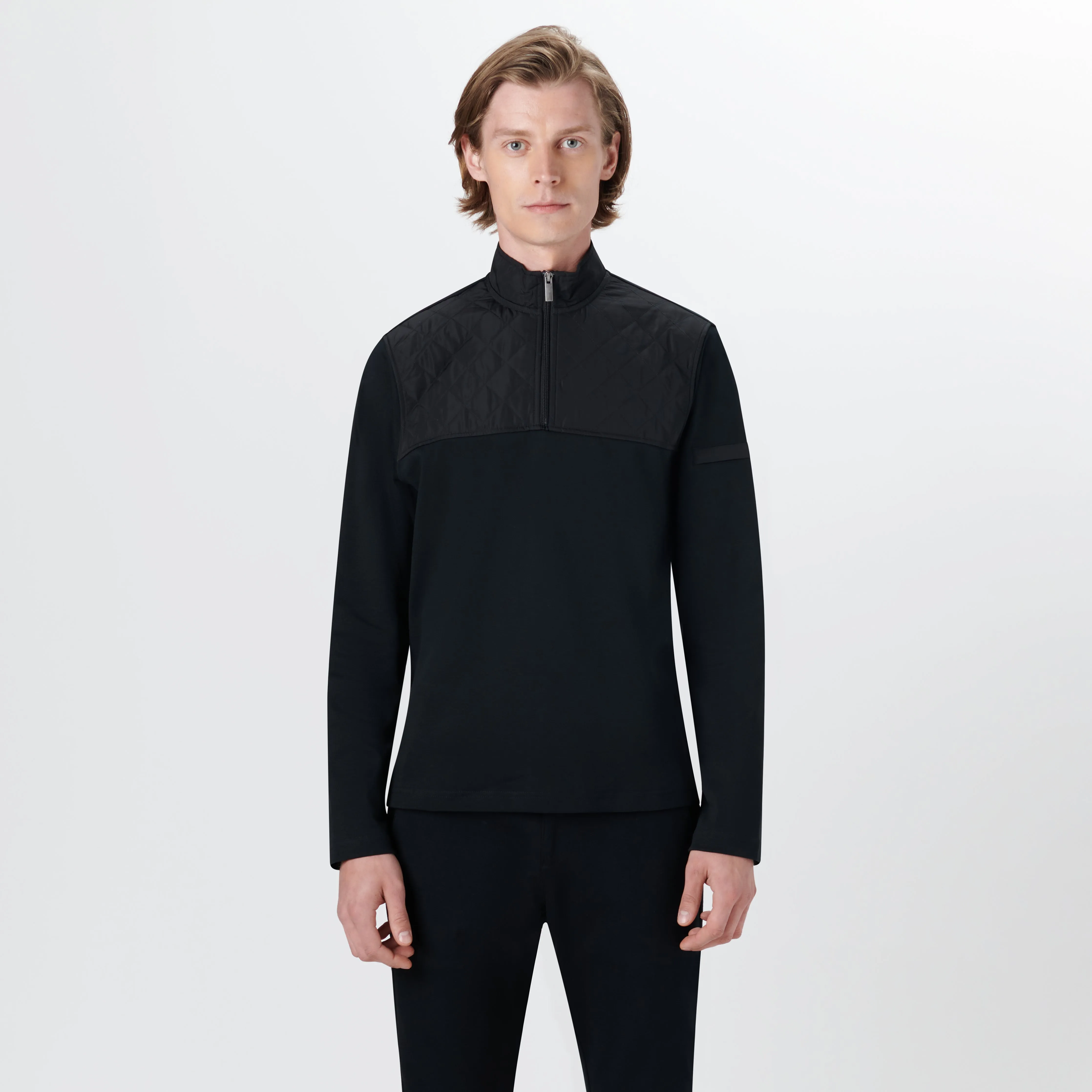 Long Sleeve Quarter Zip Pullover sold by Bugatchi product image thumbnail 2