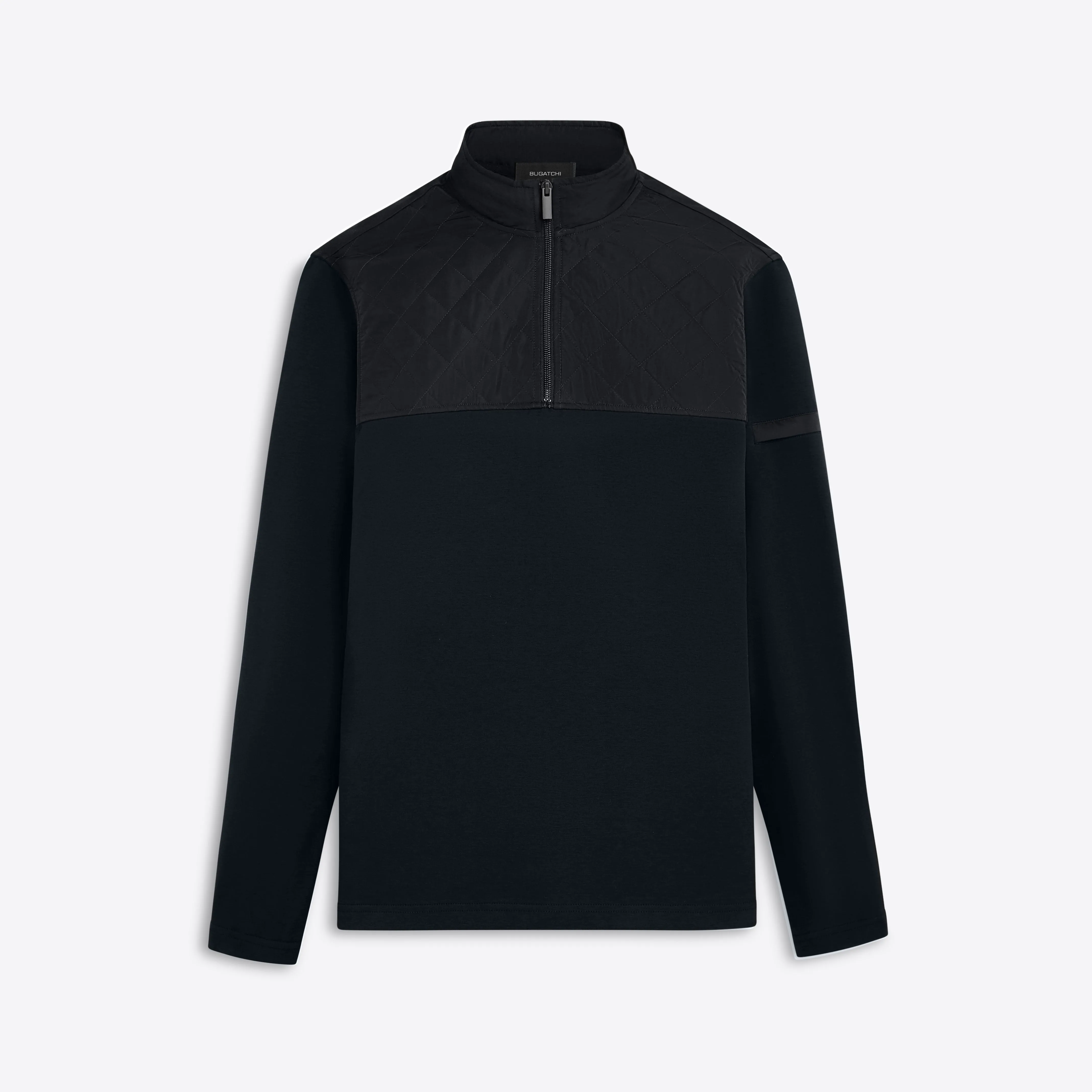 Long Sleeve Quarter Zip Pullover sold by Bugatchi