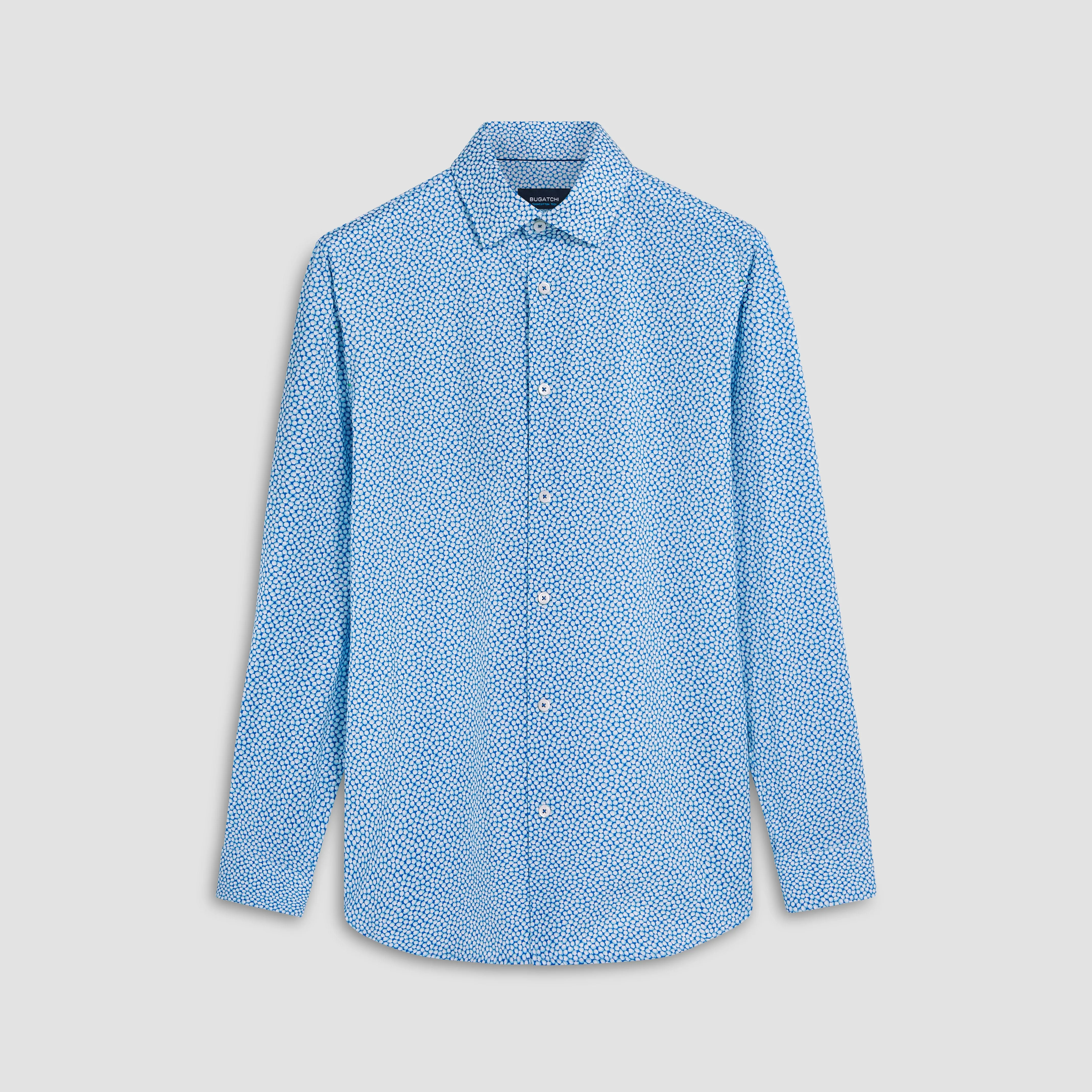 James Abstract Print OoohCotton Shirt sold by Bugatchi