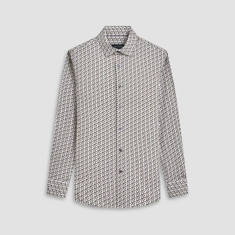 James Geometric OoohCotton Shirt sold by Bugatchi