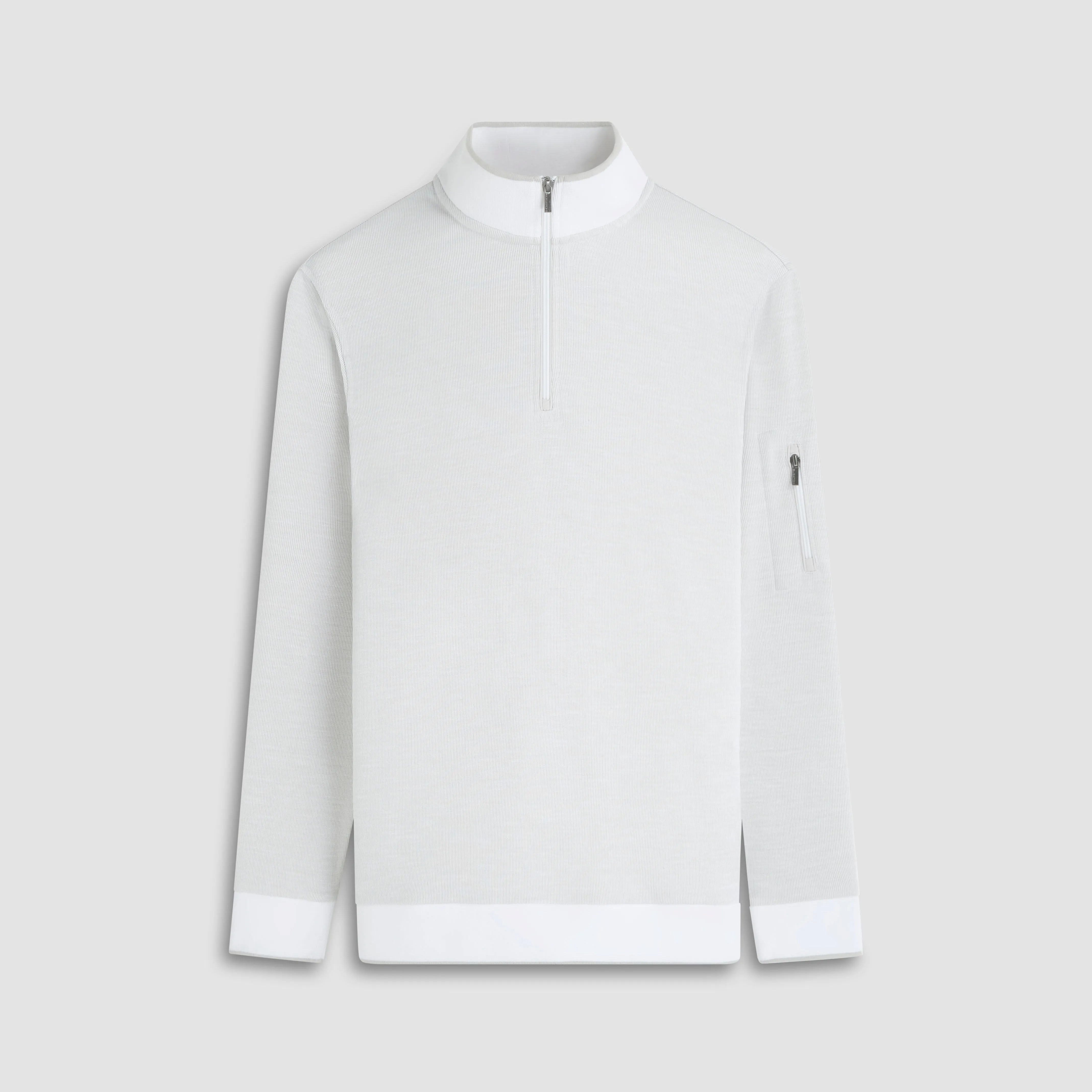 Mini Cable Quarter Zip Pullover sold by Bugatchi