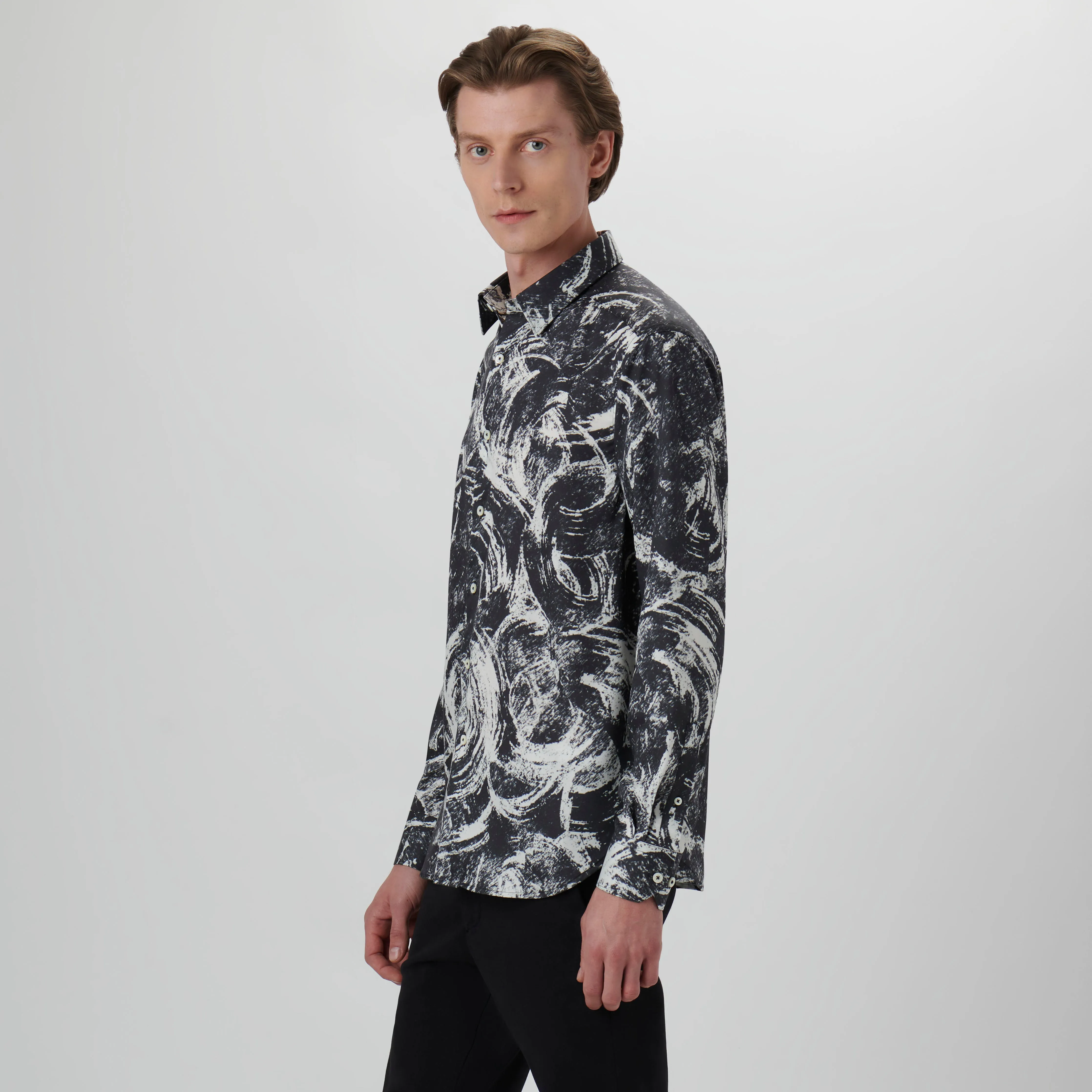 Julian Abstract Shirt sold by Bugatchi product image thumbnail 3