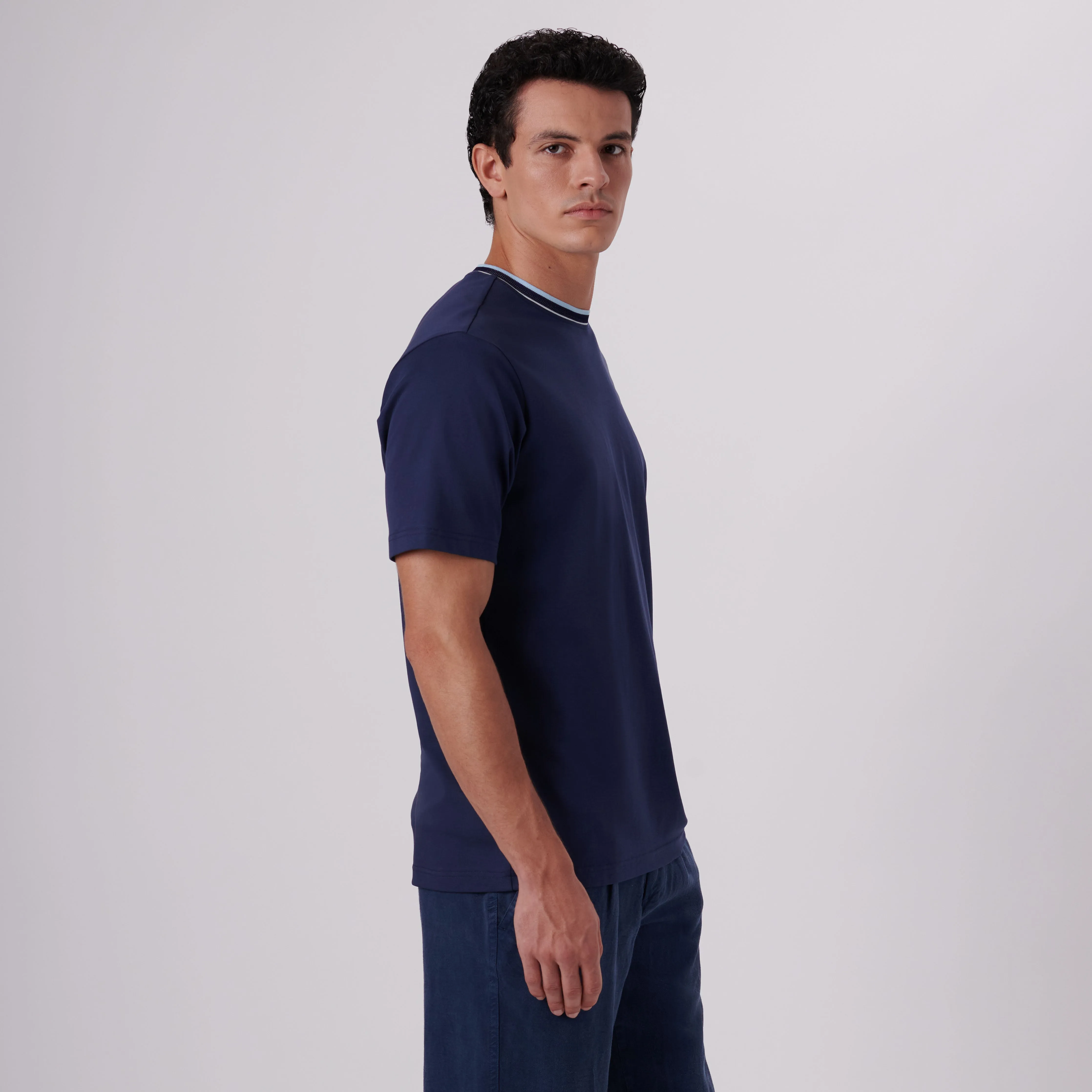 Crew Neck T-Shirt sold by Bugatchi product image thumbnail 3