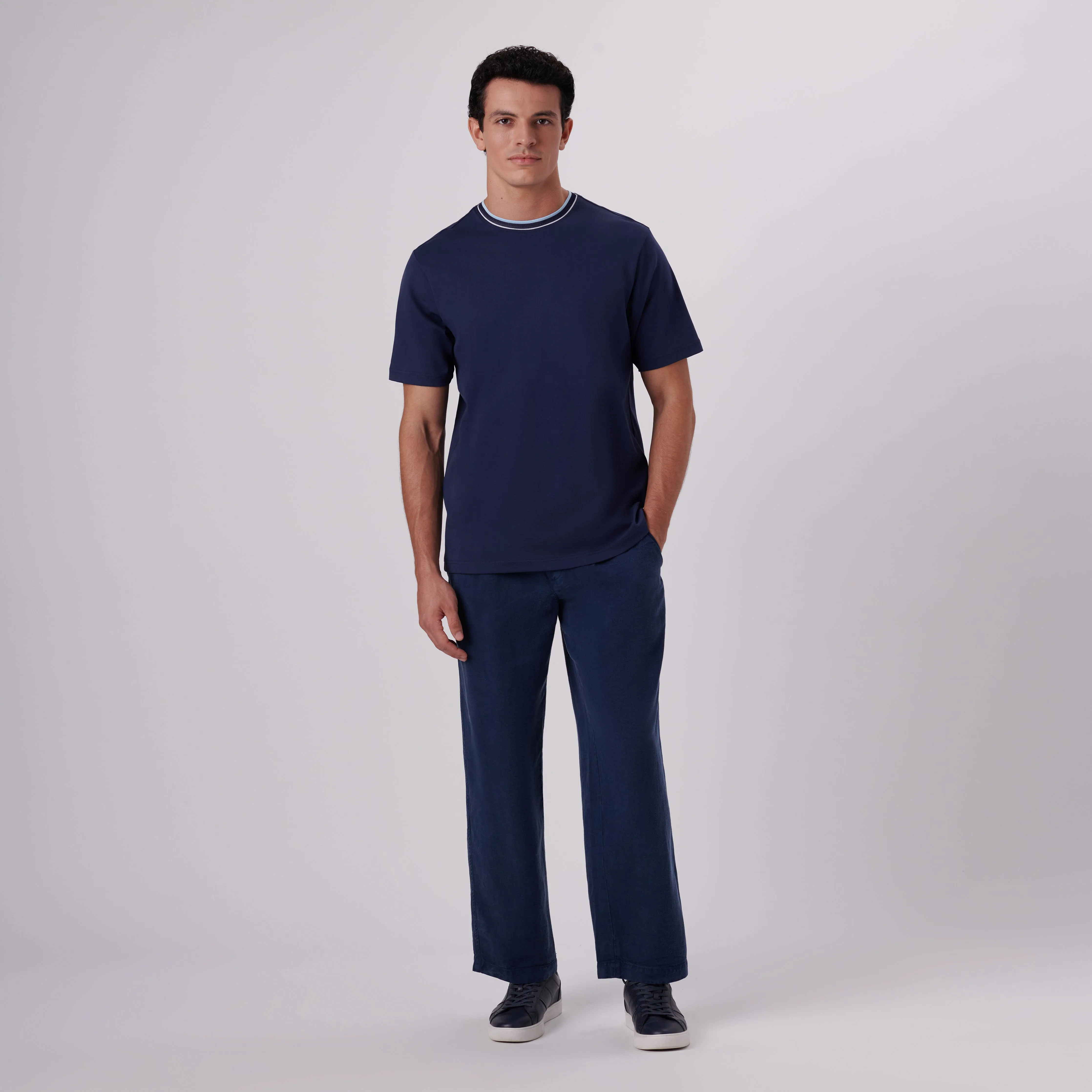 Crew Neck T-Shirt sold by Bugatchi product image thumbnail 5