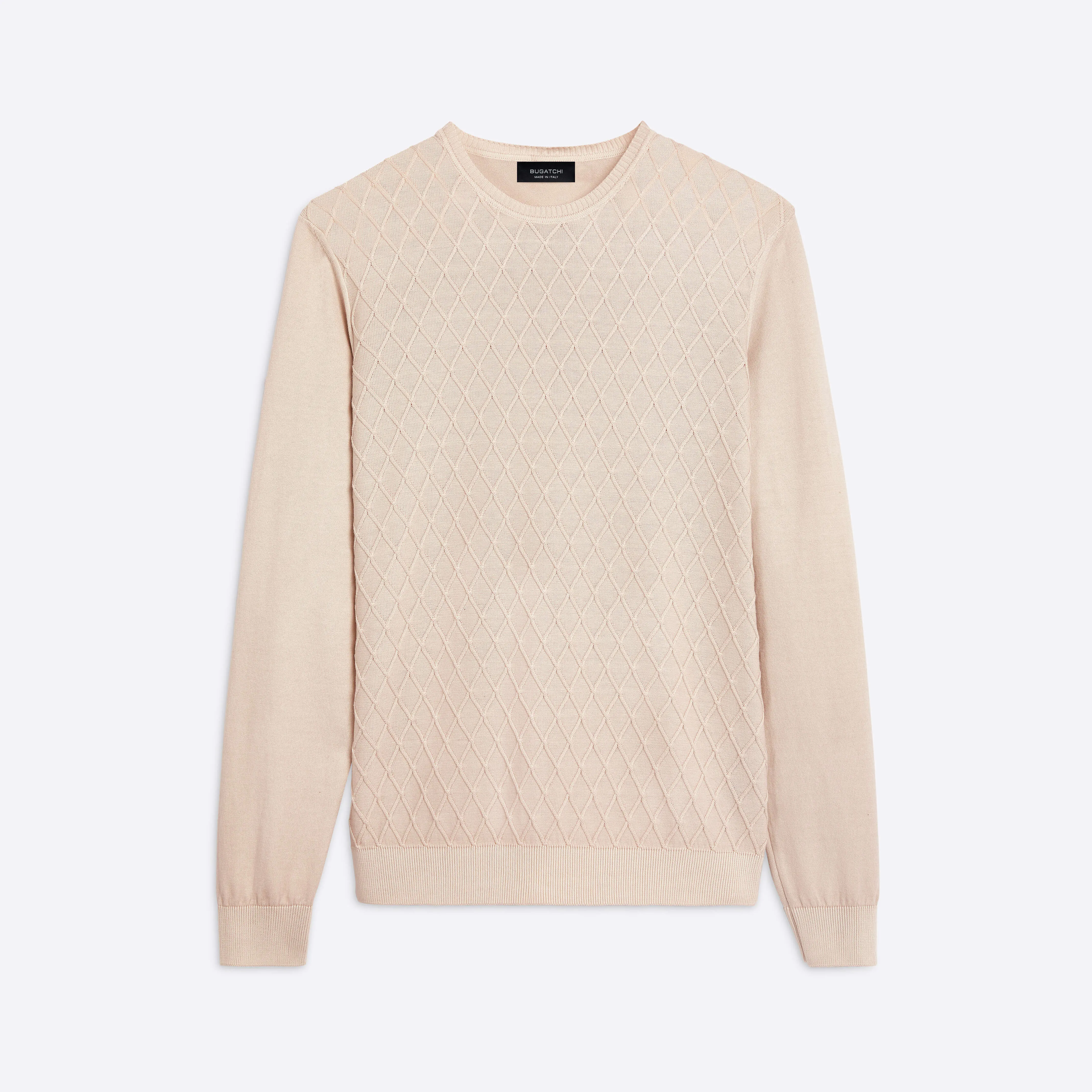 Diamond Crew Neck Sweater sold by Bugatchi