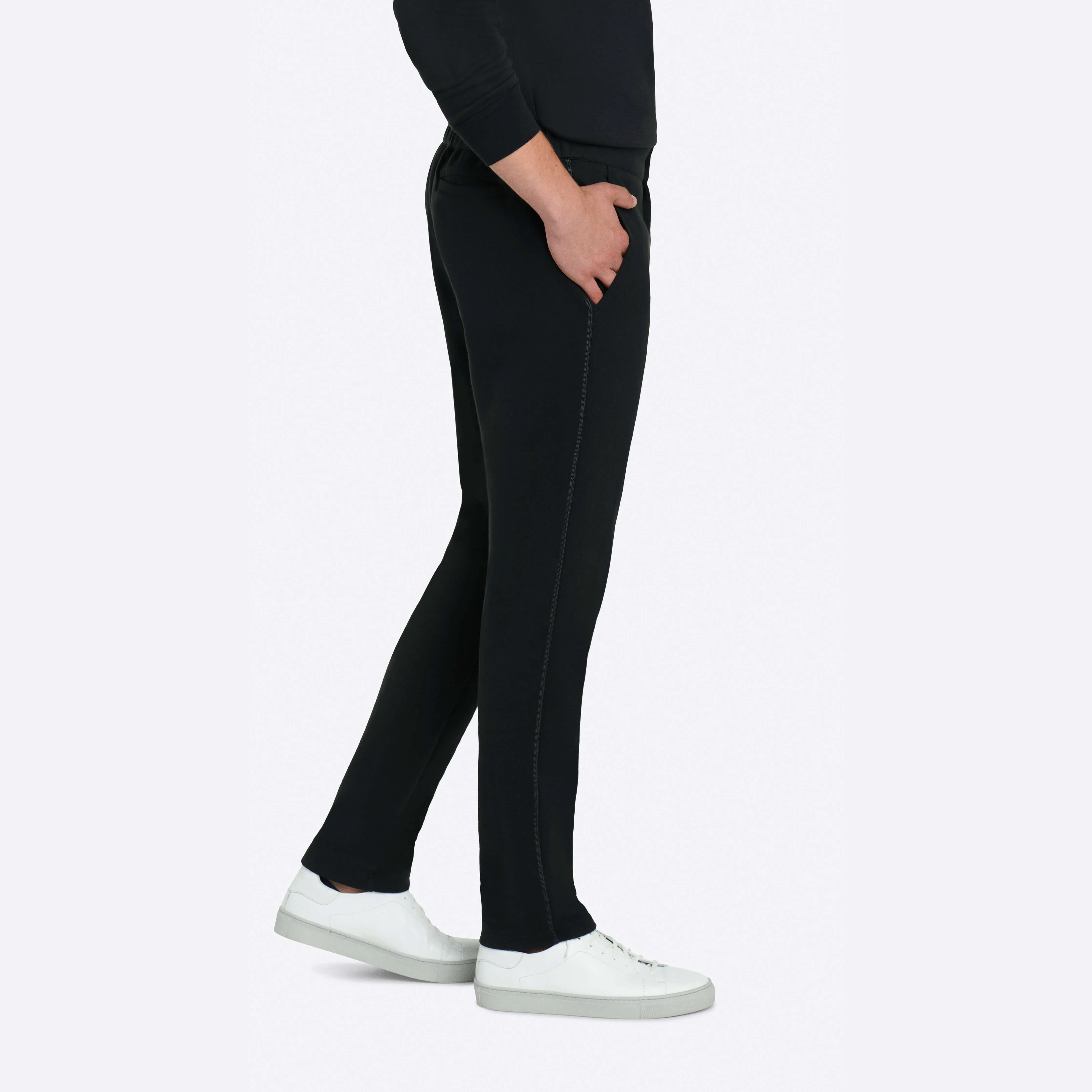 Comfort Solid Knit Pant sold by Bugatchi product image thumbnail 3