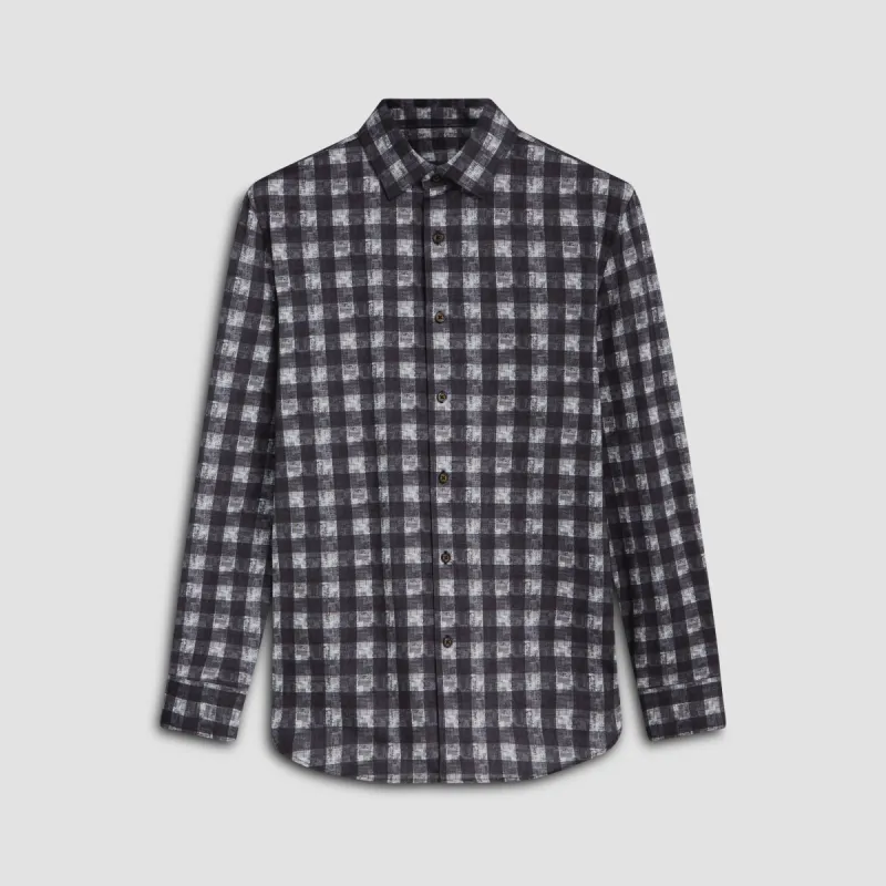 James Gingham Check OoohCotton Shirt sold by Bugatchi
