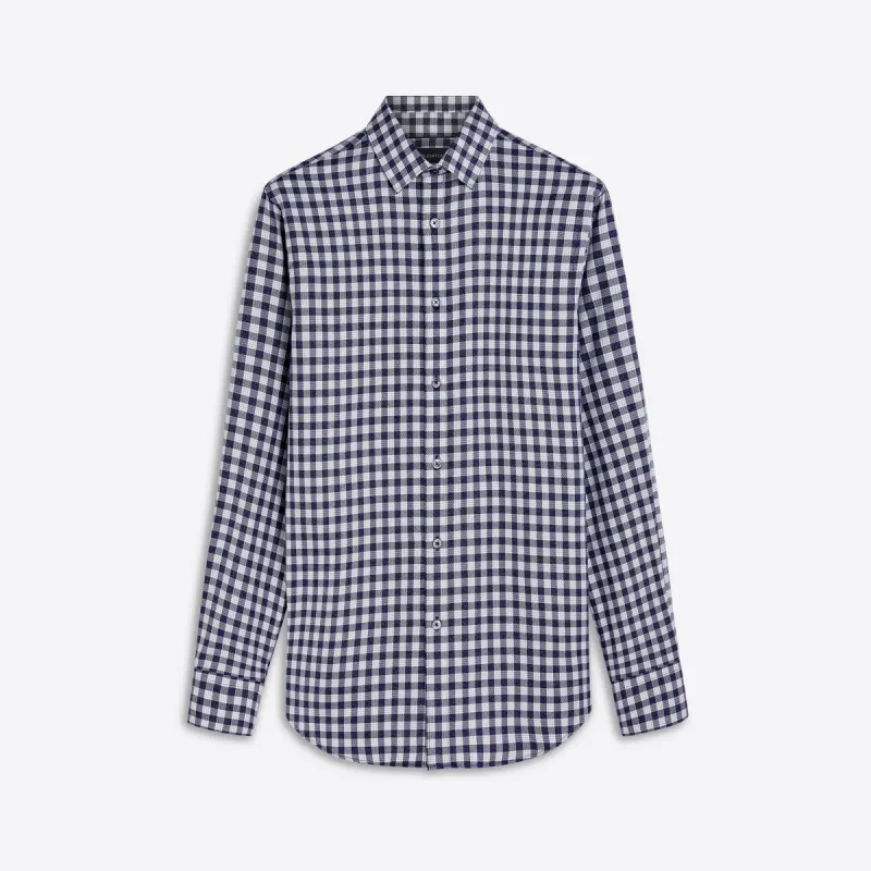 JULIAN Gingham Check Shirt sold by Bugatchi