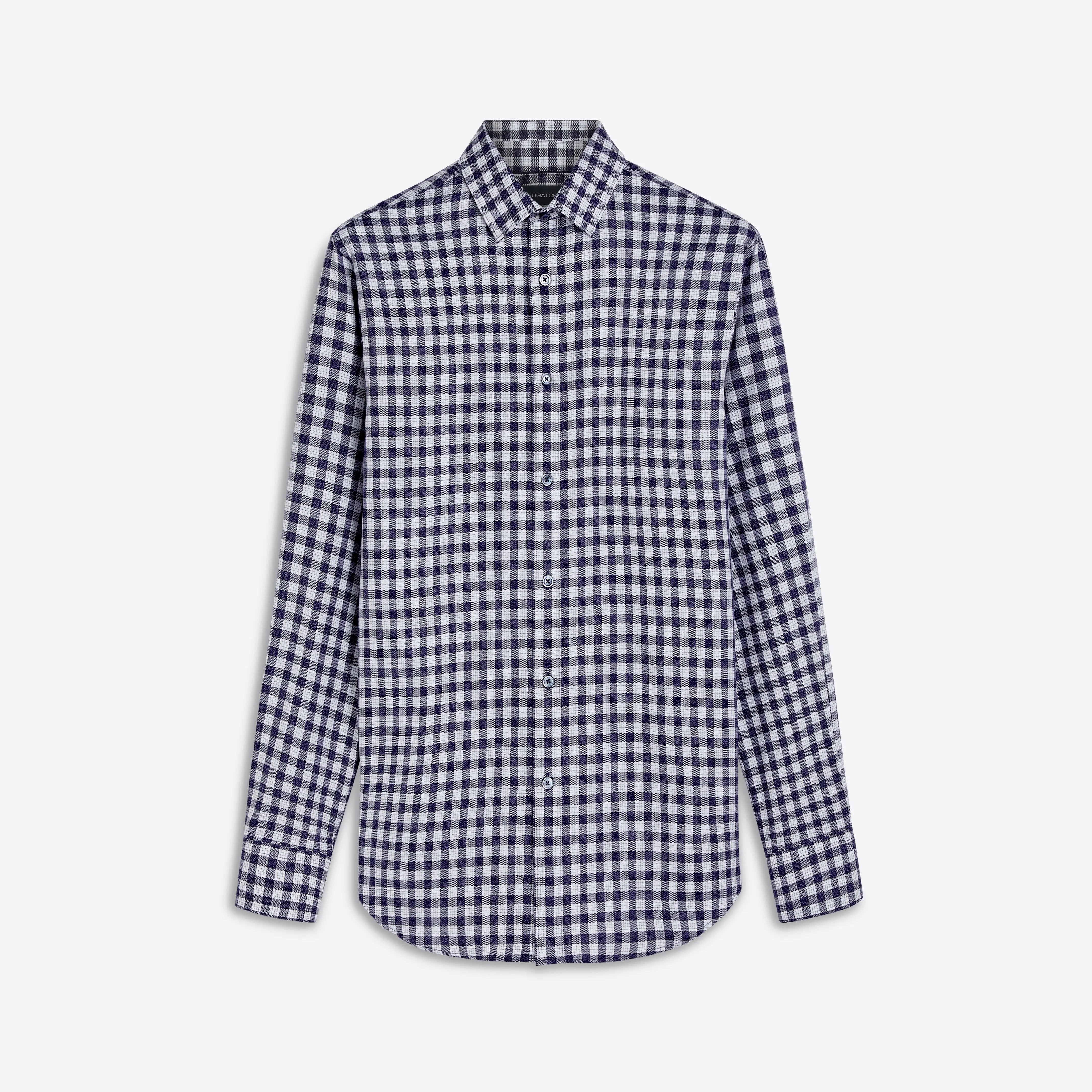 JULIAN Gingham Check Shirt sold by Bugatchi