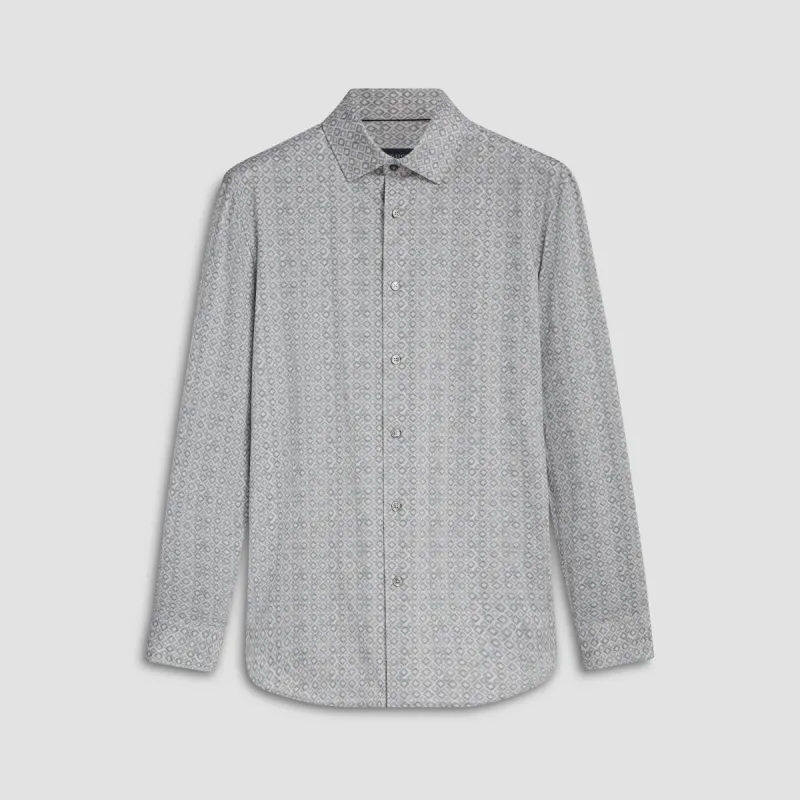 James Diamond Print OoohCotton Shirt sold by Bugatchi