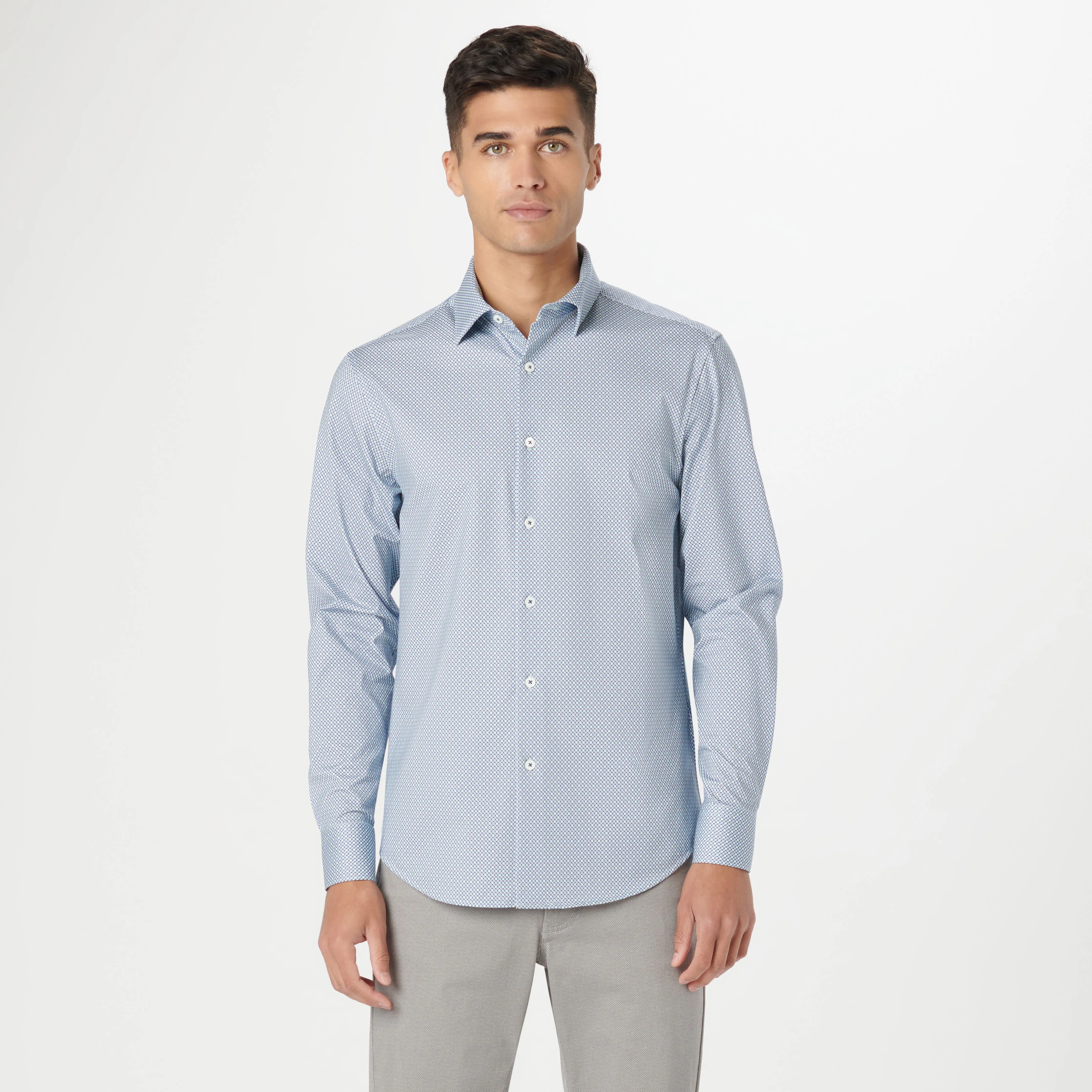 James Geometric OoohCotton Shirt sold by Bugatchi product image thumbnail 2