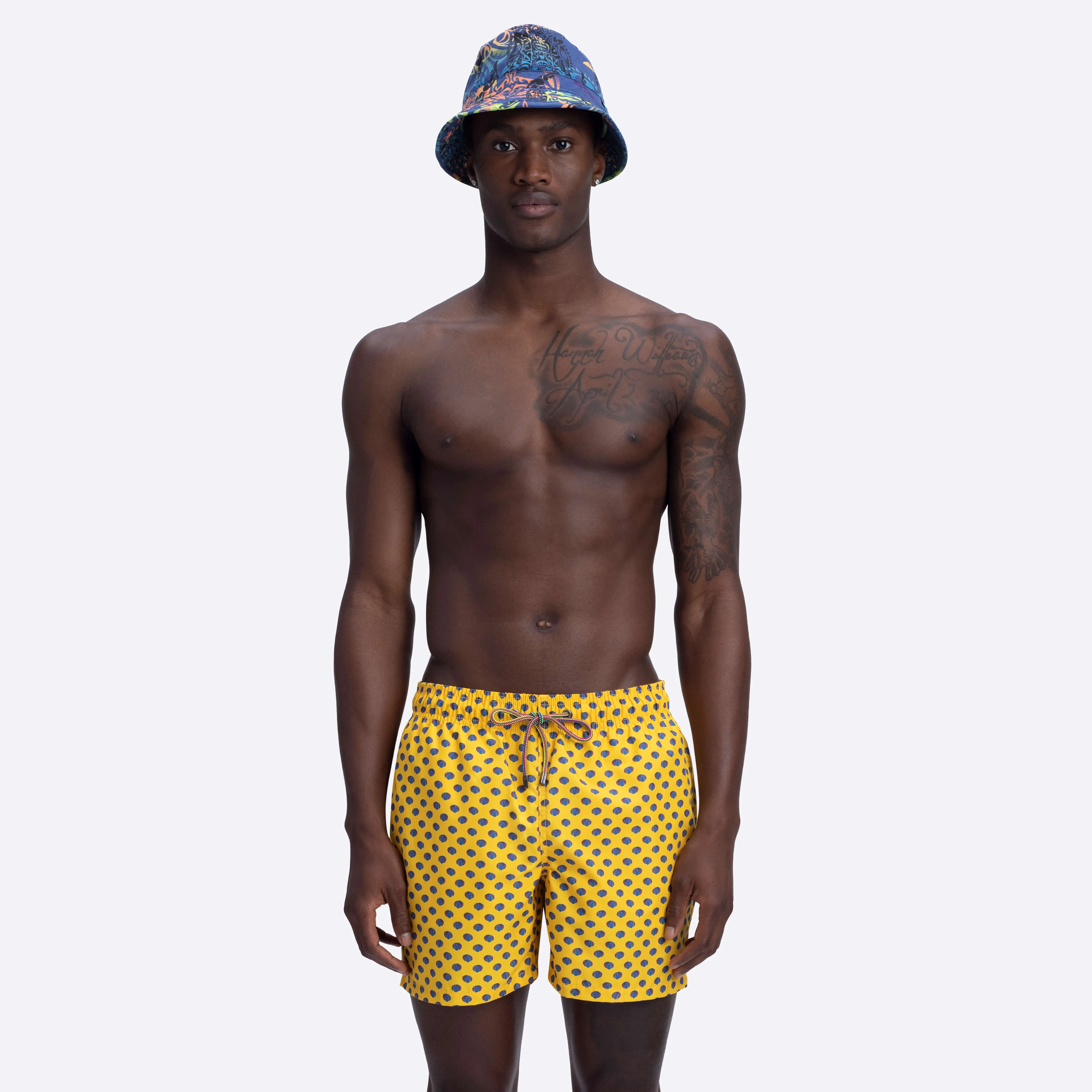 ARCHER Seashell Print Swim Trunks sold by Bugatchi product image thumbnail 2