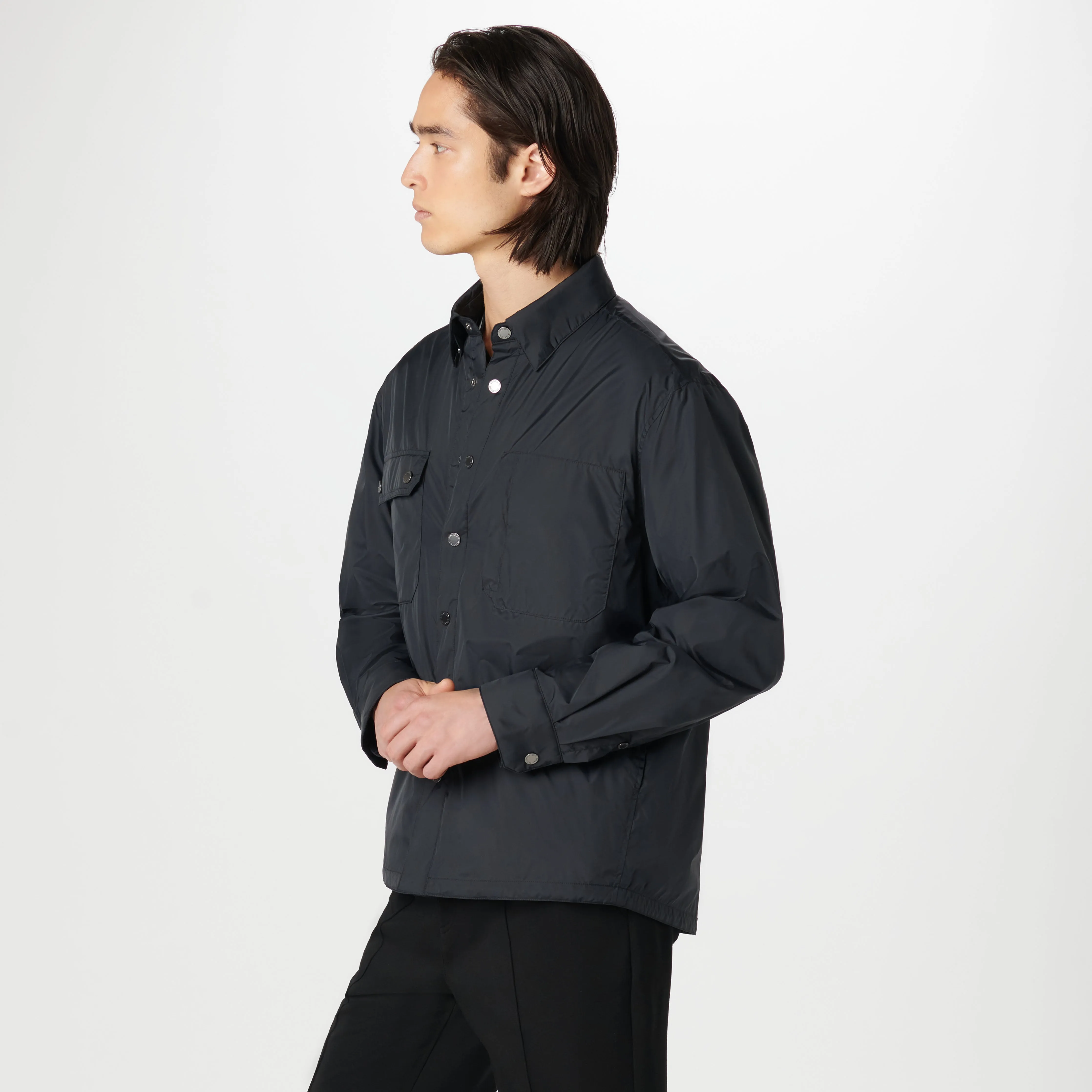 Nylon Shirt Jacket sold by Bugatchi product image thumbnail 3