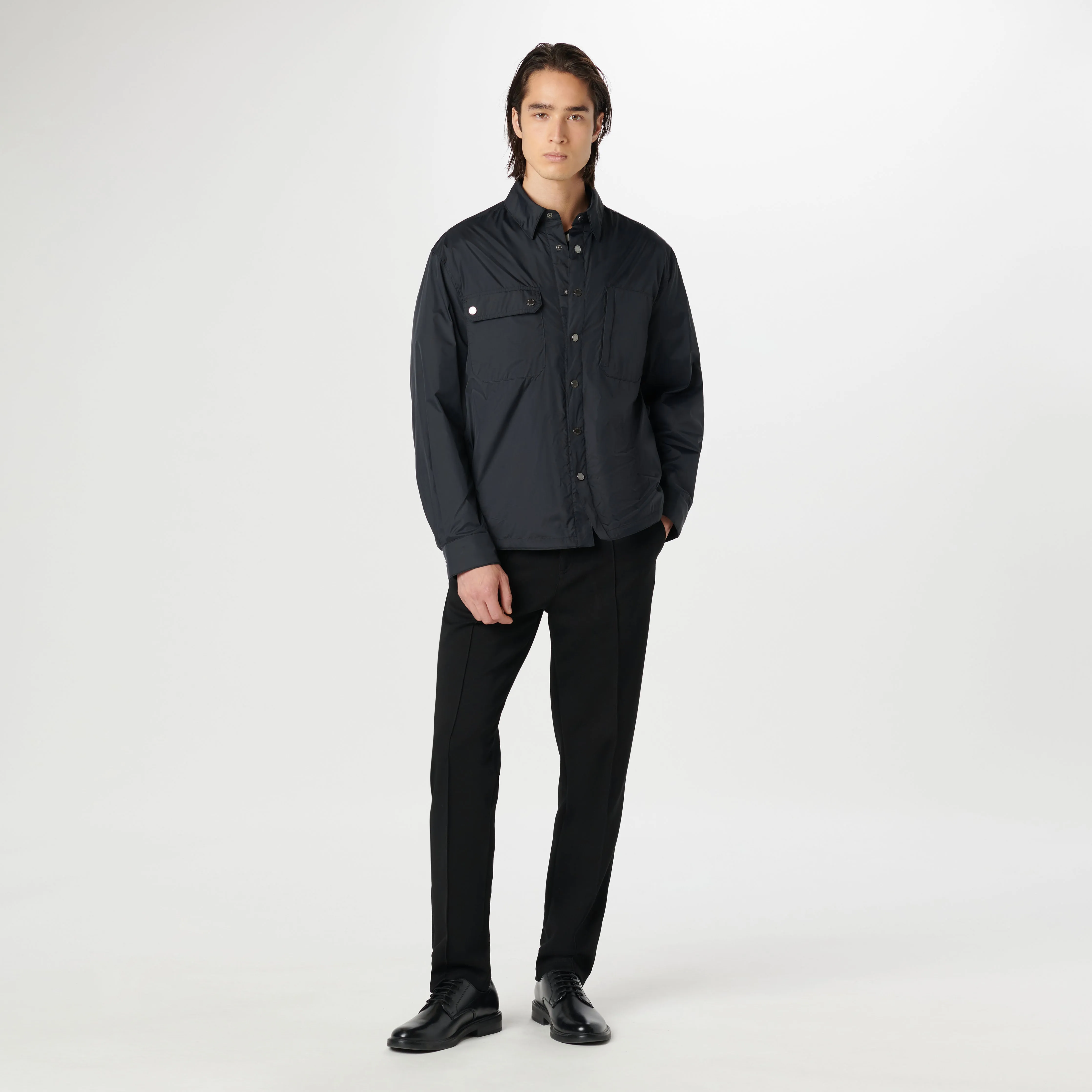 Nylon Shirt Jacket sold by Bugatchi product image thumbnail 5