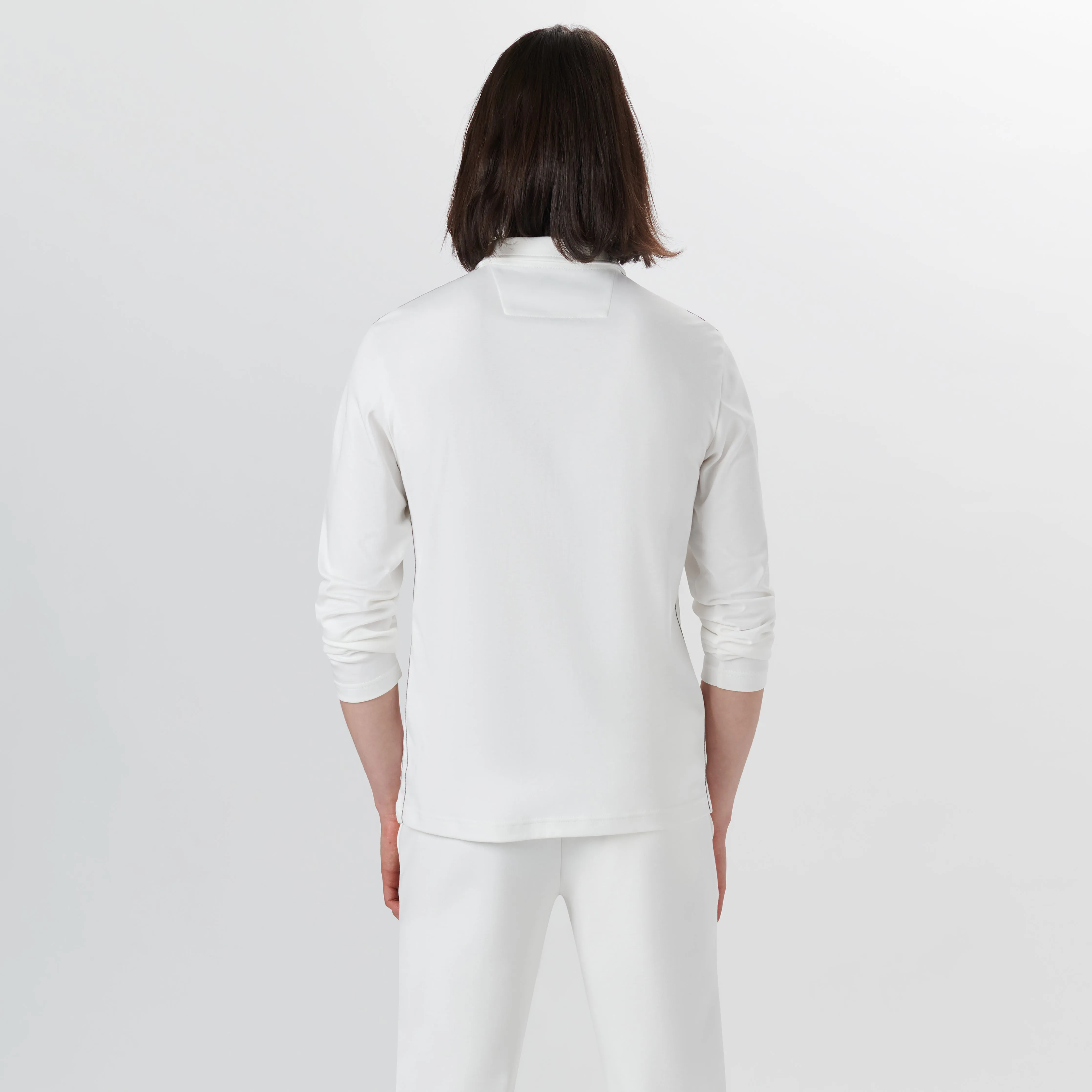 Long Sleeve Quarter Zip Polo sold by Bugatchi product image thumbnail 4