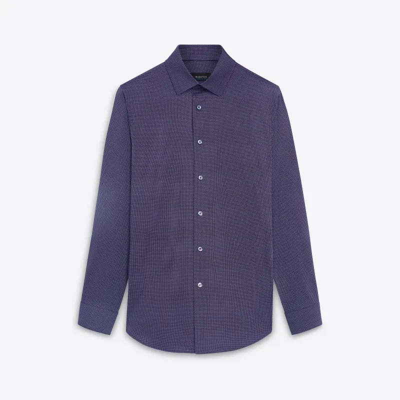 JAMES Dot Print OoohCotton Shirt sold by Bugatchi