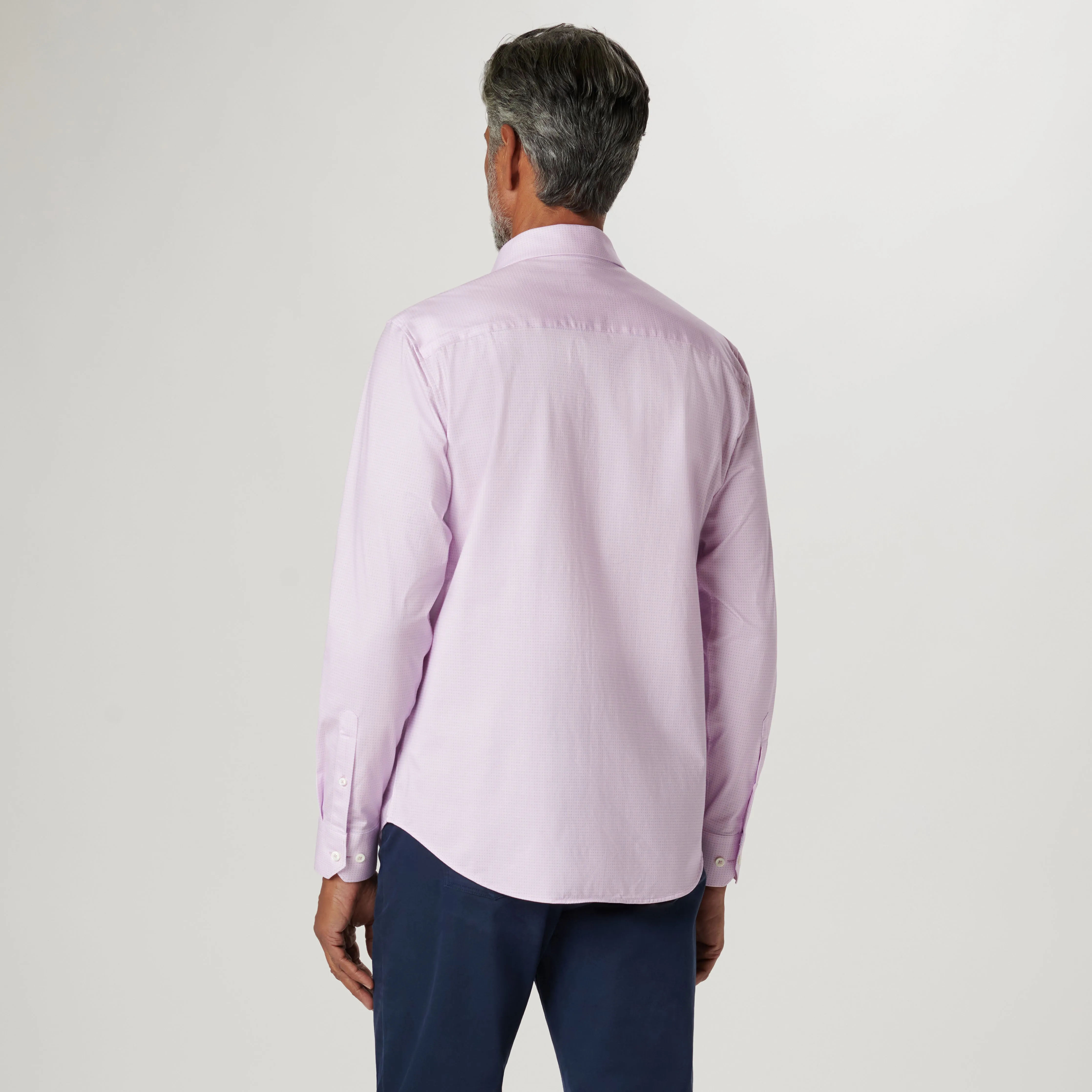 James Pin Dot OoohCotton Shirt sold by Bugatchi product image thumbnail 4