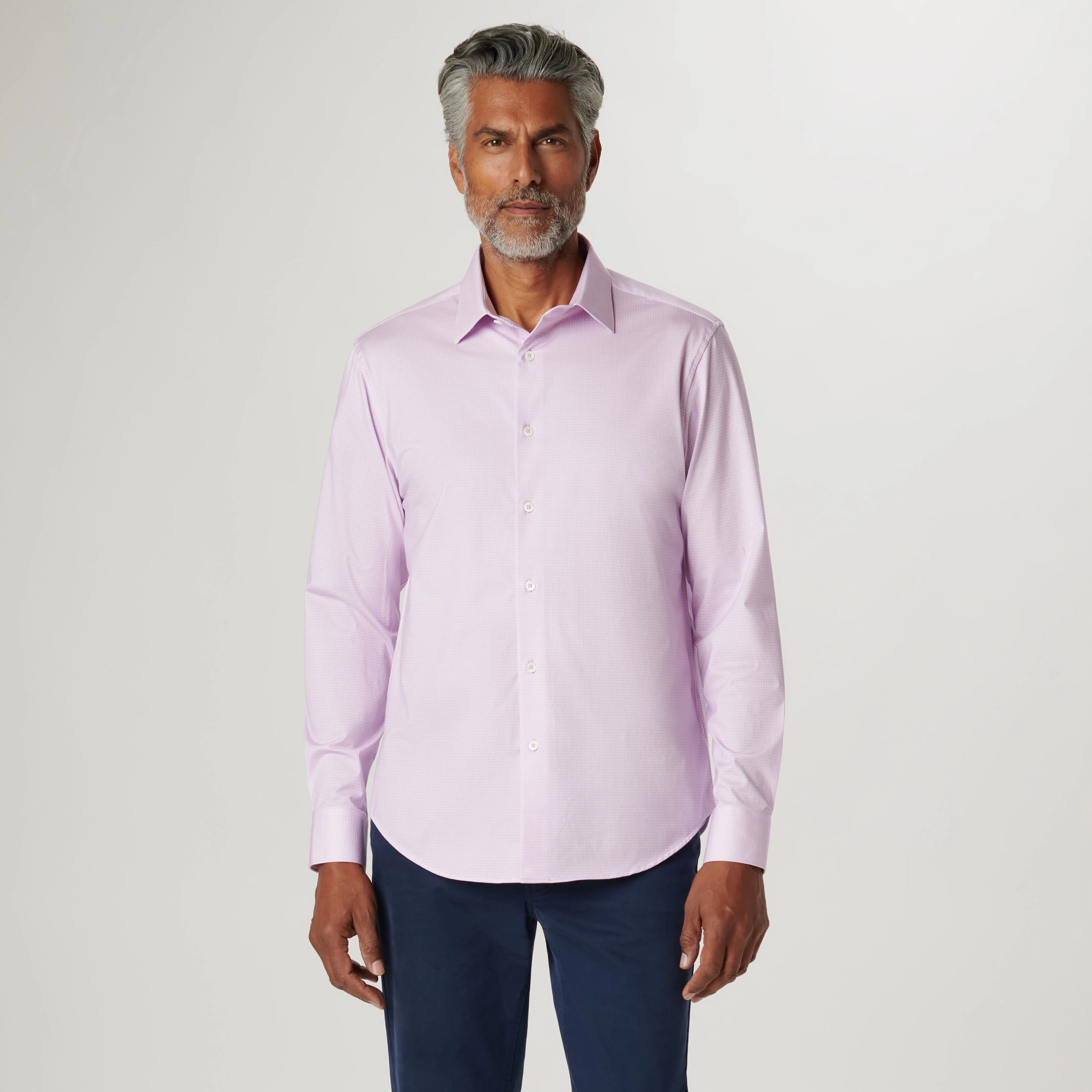 James Pin Dot OoohCotton Shirt sold by Bugatchi product image thumbnail 2