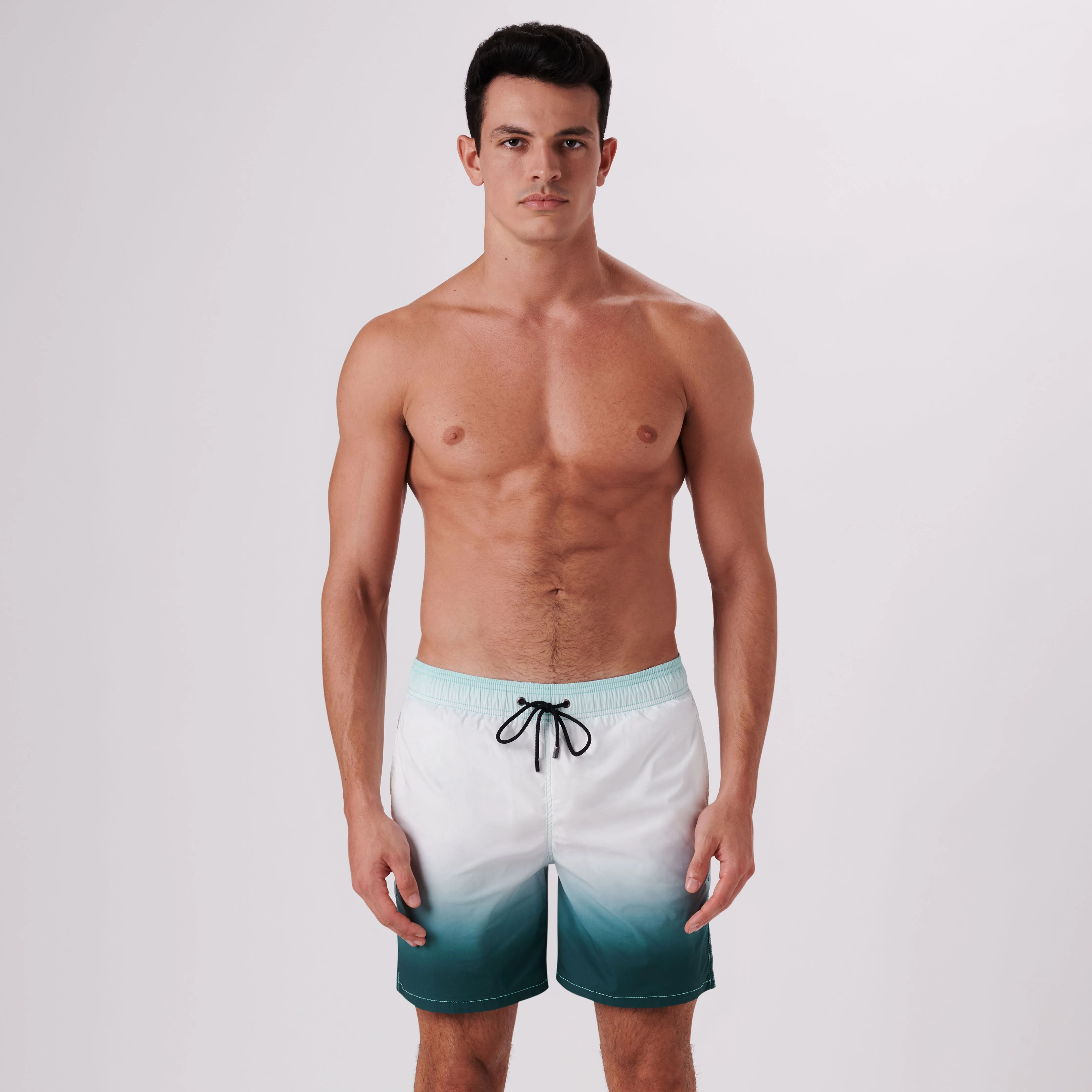 Cosmo Solid Gradient Swim Trunks sold by Bugatchi product image thumbnail 3