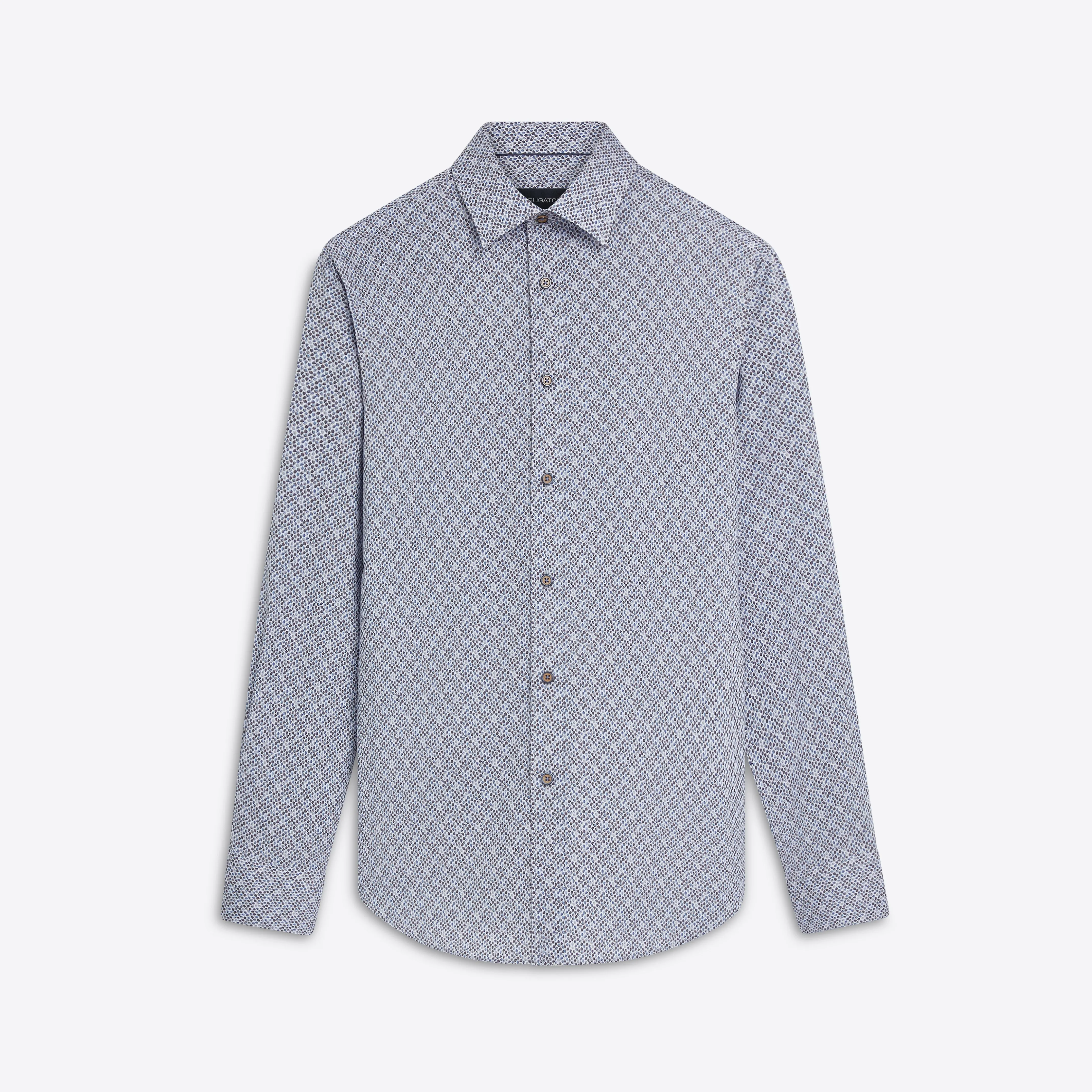 JULIAN Abstract Print Shirt sold by Bugatchi