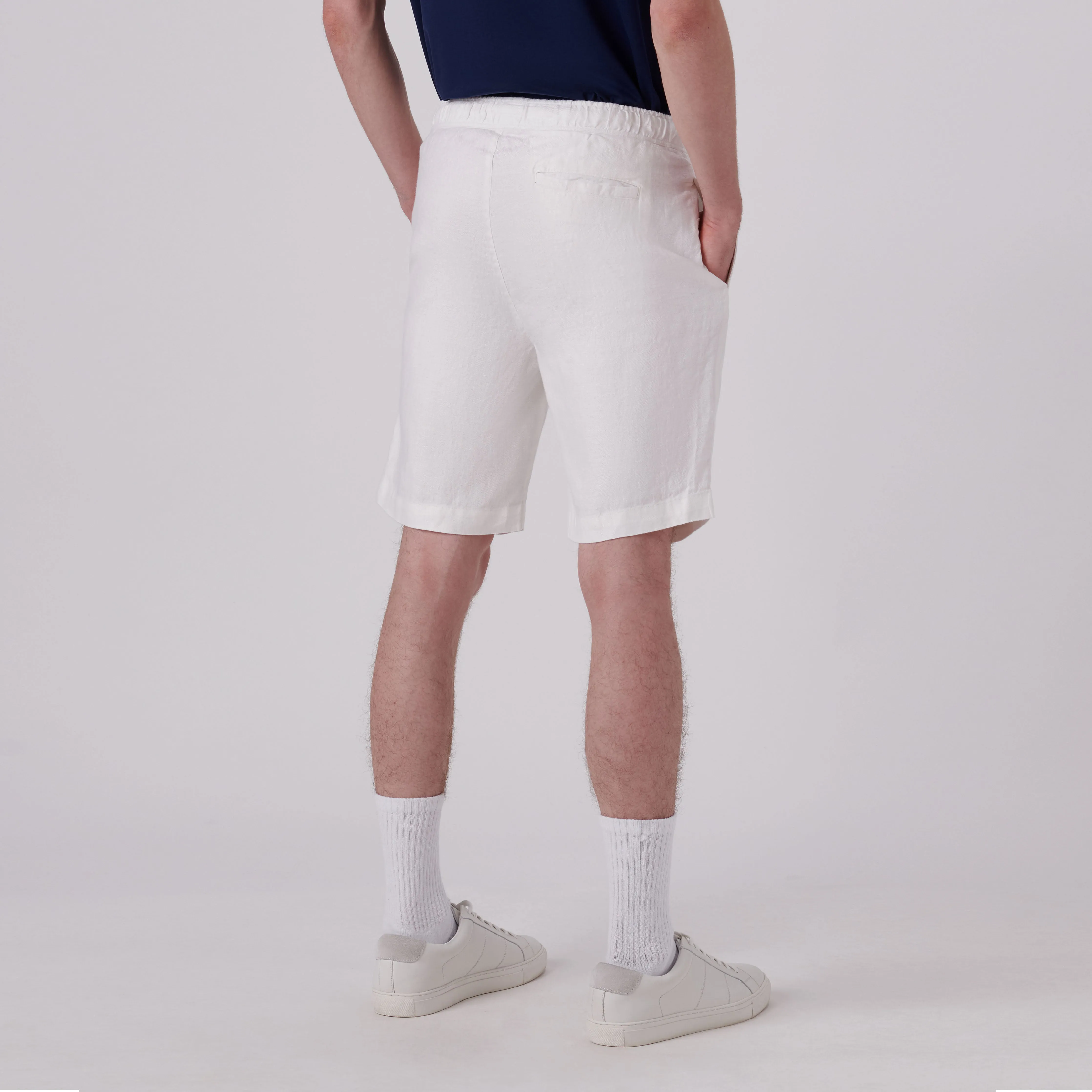 Linen Bermuda Shorts sold by Bugatchi product image thumbnail 4