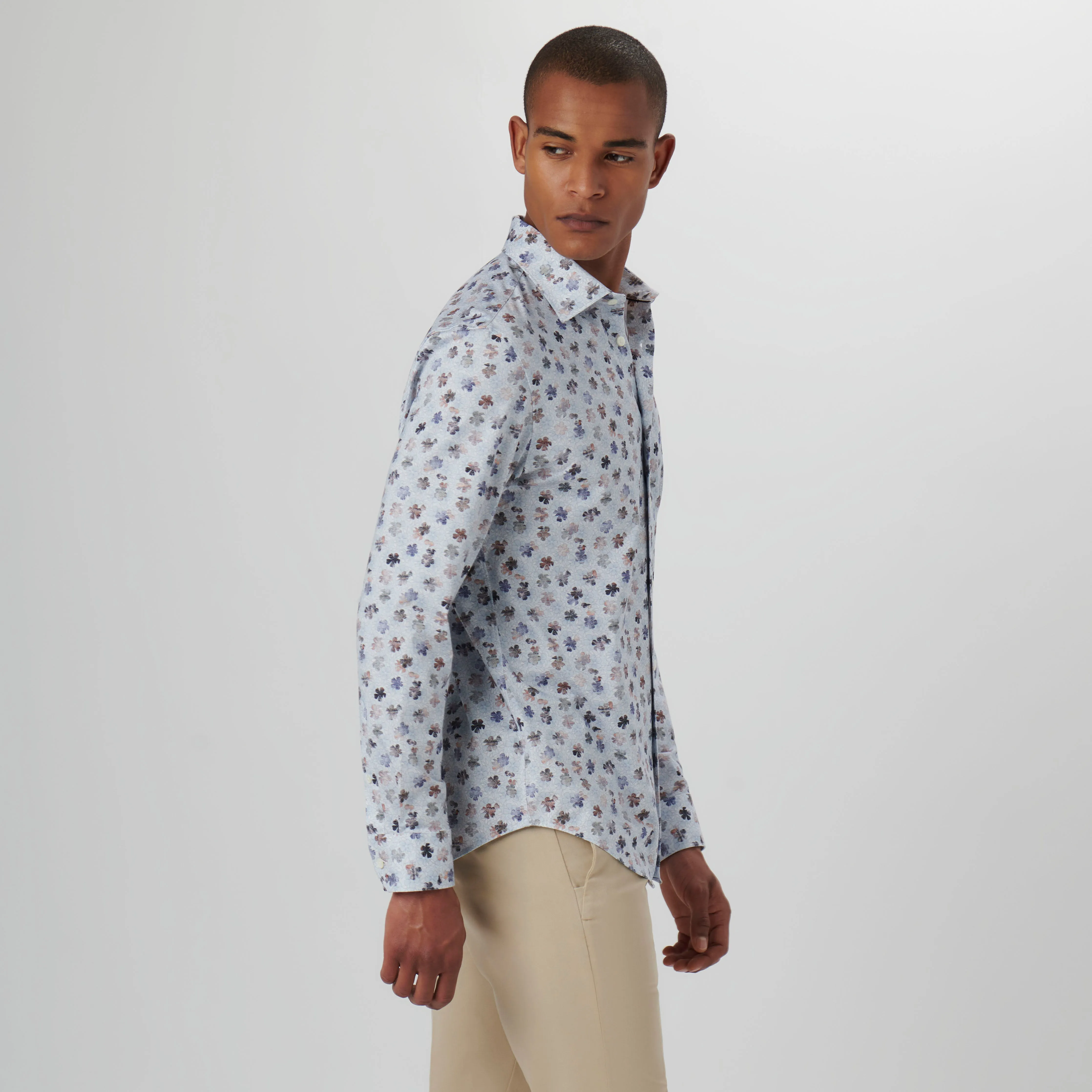 James Floral OoohCotton Shirt sold by Bugatchi product image thumbnail 4