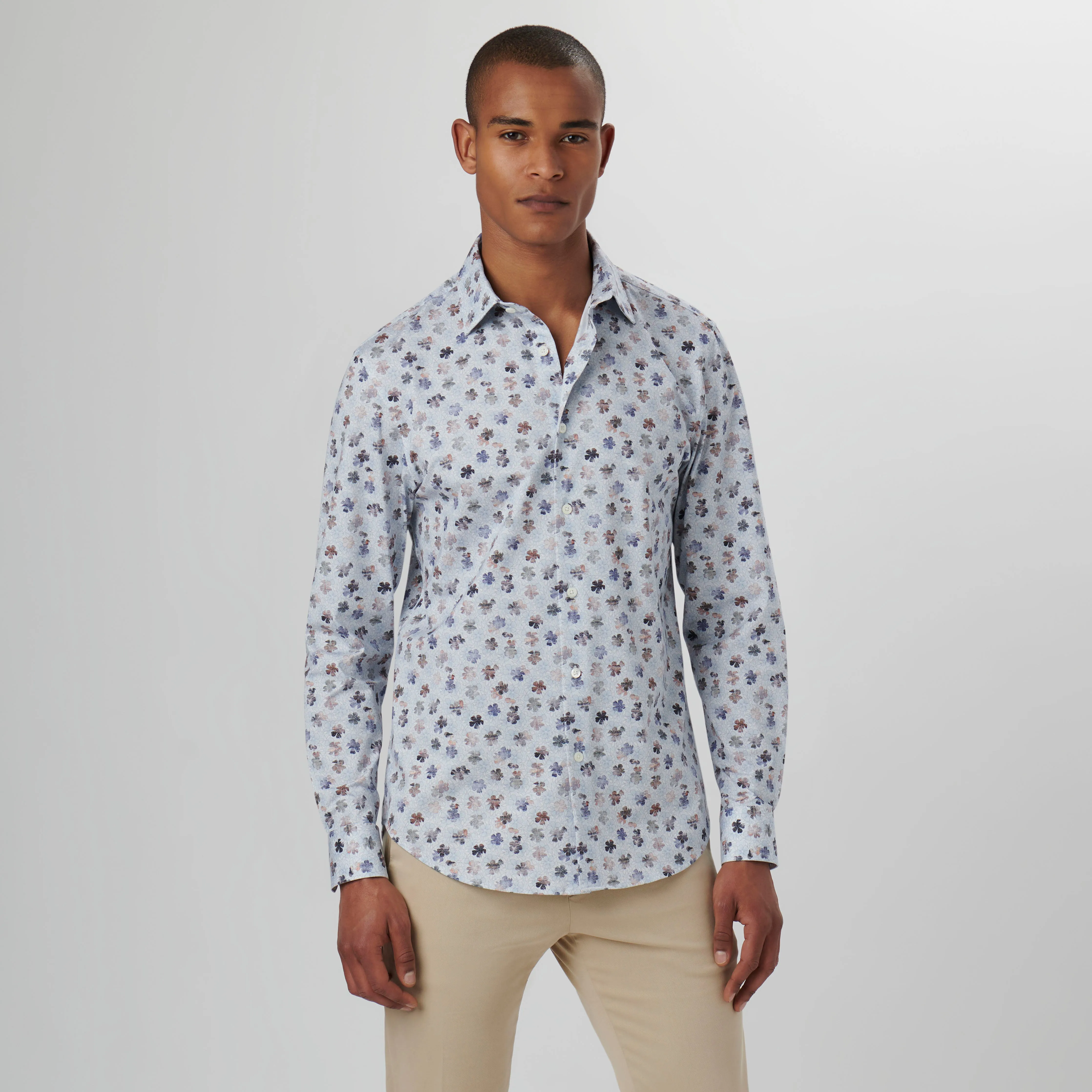 James Floral OoohCotton Shirt sold by Bugatchi product image thumbnail 3