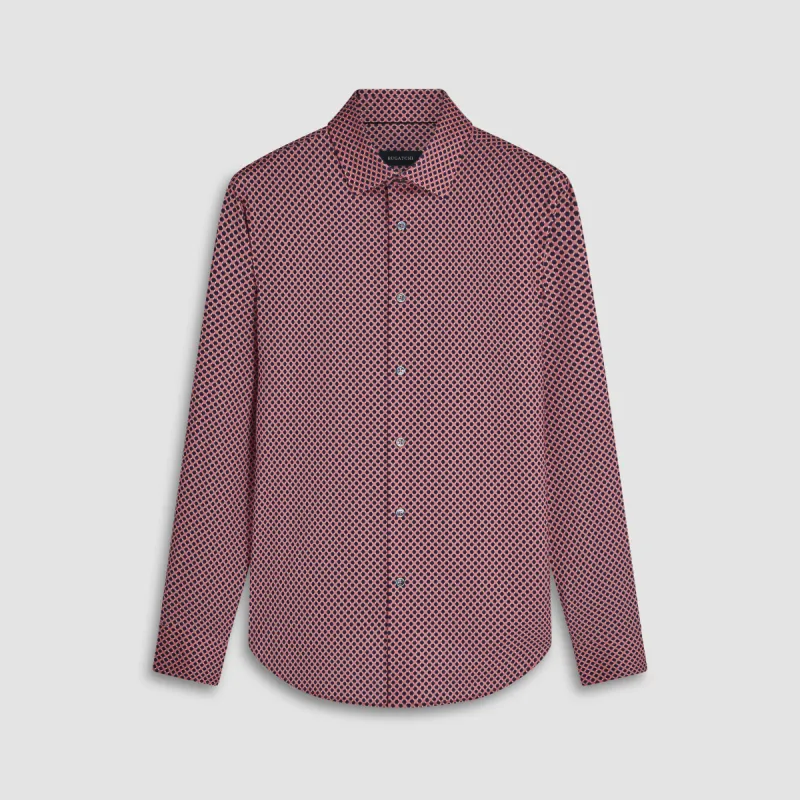 James Geometric OoohCotton Shirt sold by Bugatchi