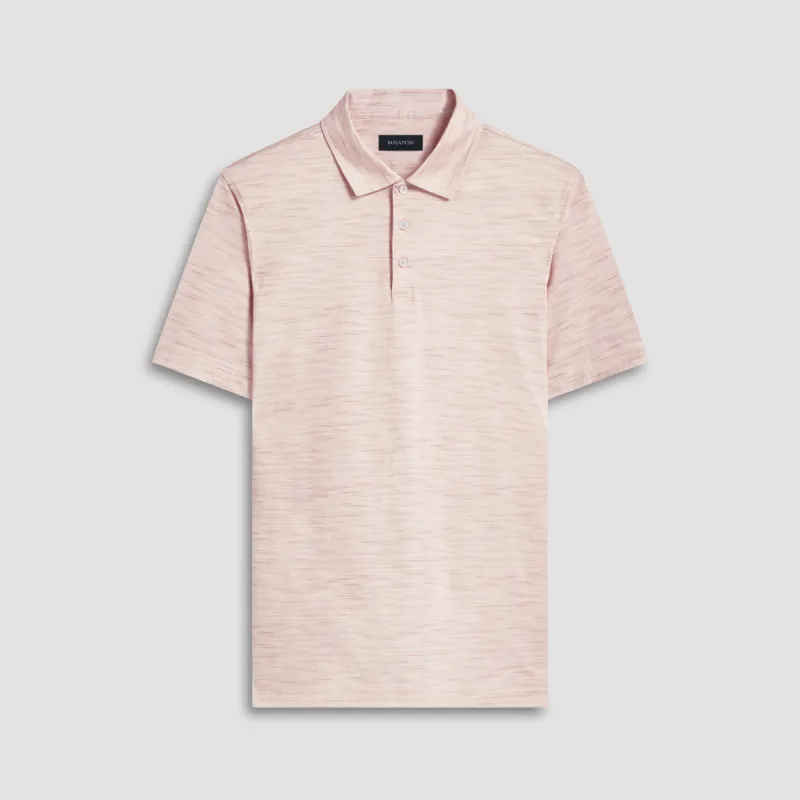 Victor Stitch Print OoohCotton Polo made by Bugatchi