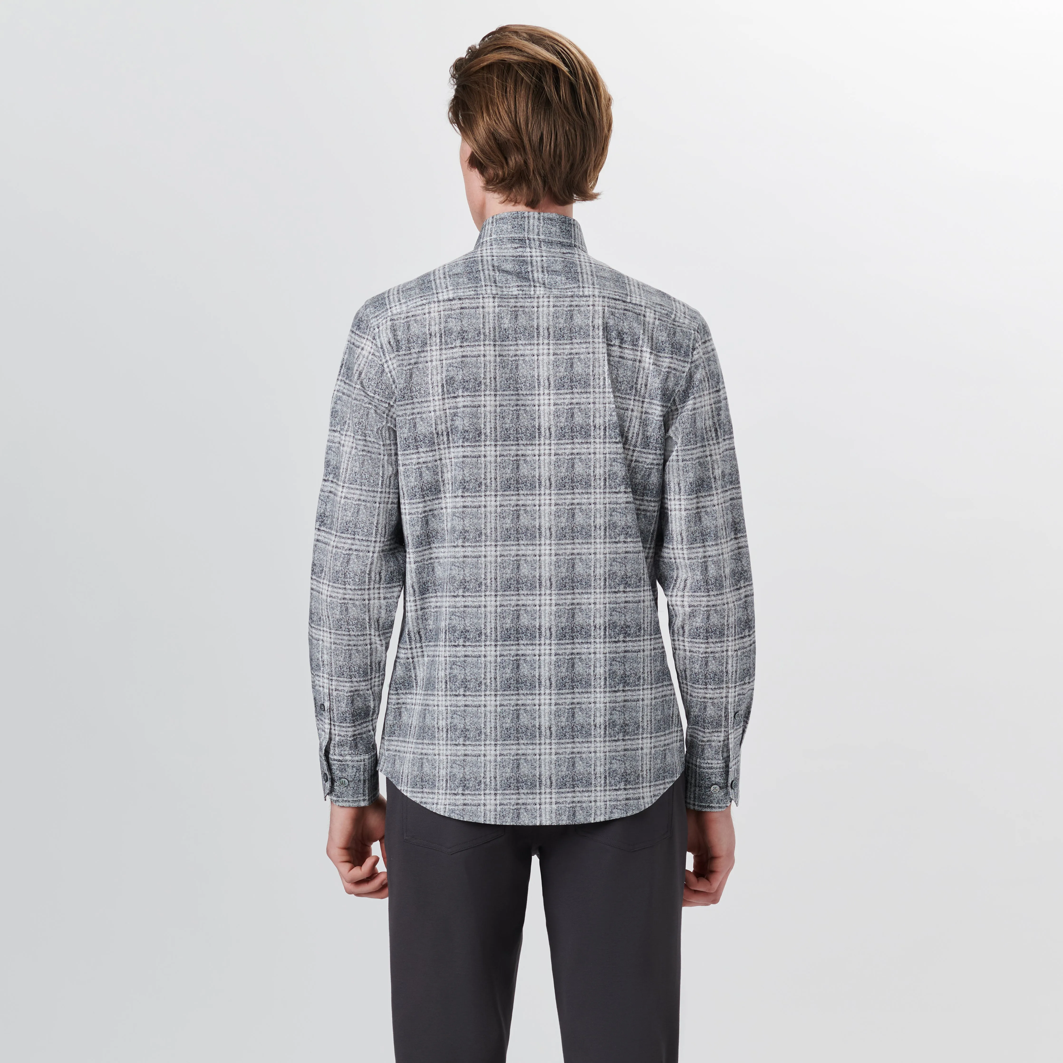 AXEL Plaid Check Shirt sold by Bugatchi product image thumbnail 4