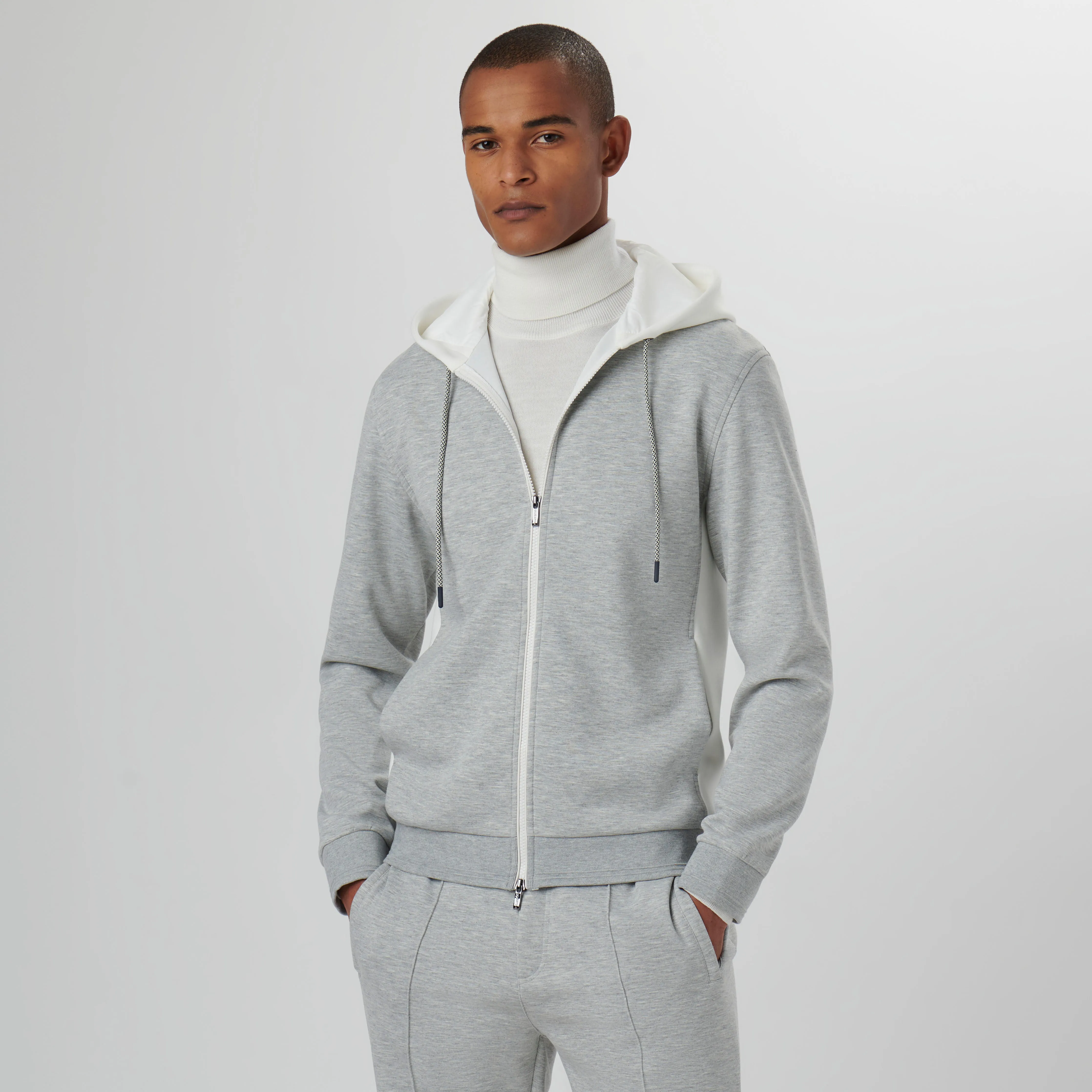 Soft Touch Hoodie Jacket sold by Bugatchi product image thumbnail 2