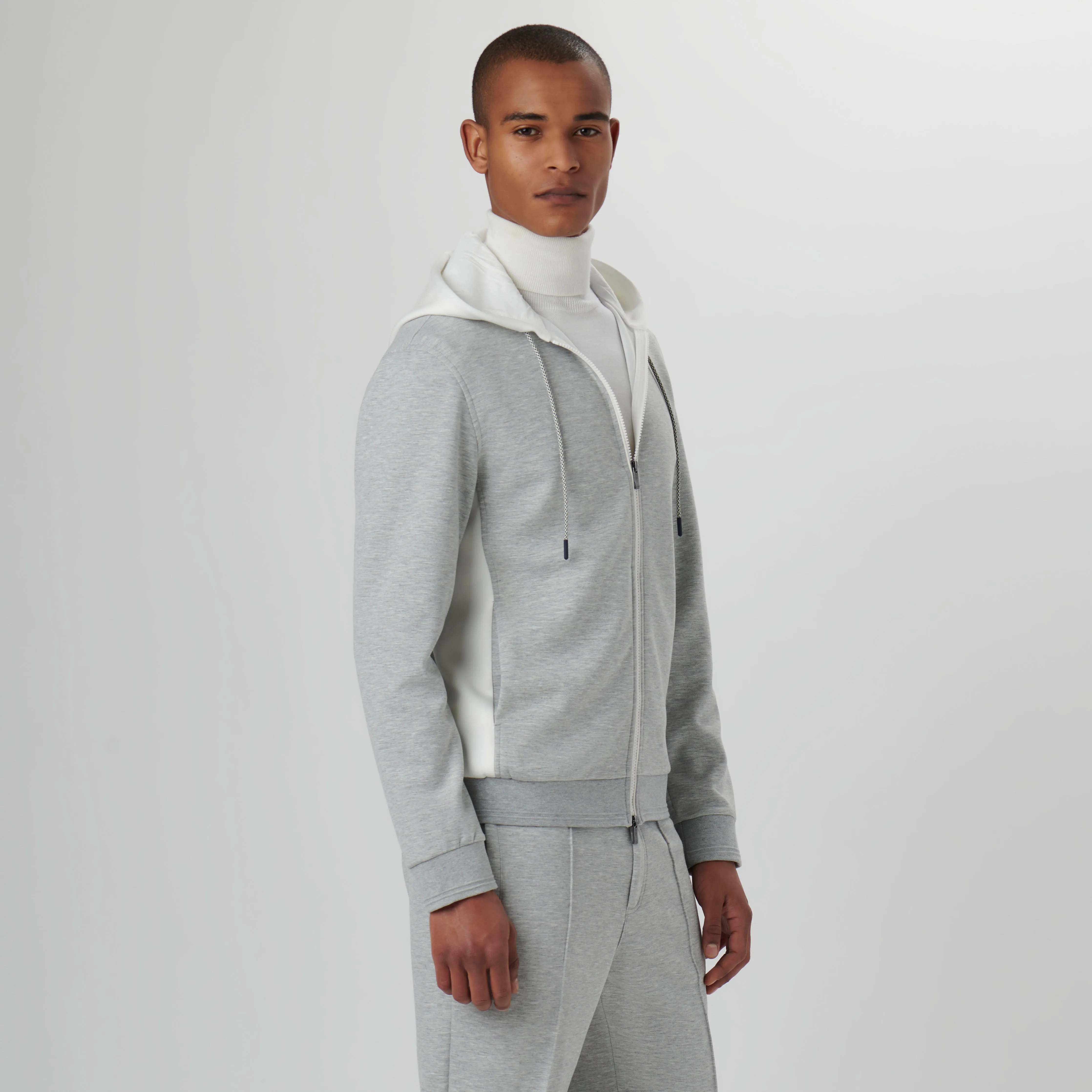 Soft Touch Hoodie Jacket sold by Bugatchi product image thumbnail 3