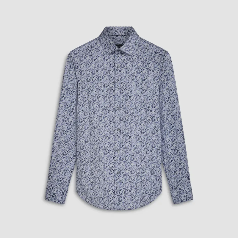 James Leaf Print OoohCotton Shirt sold by Bugatchi