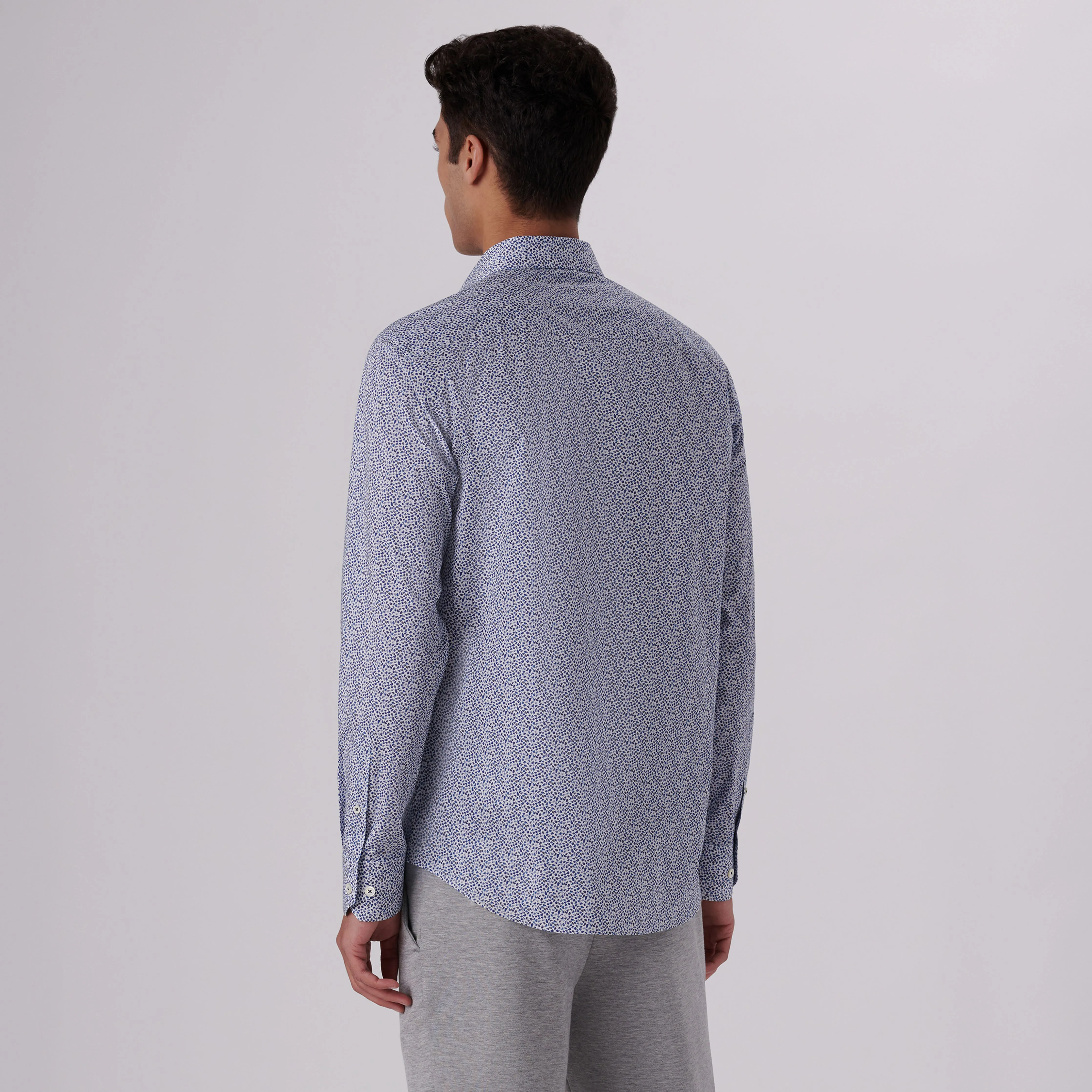 Axel Mosaic Print Shirt sold by Bugatchi product image thumbnail 4