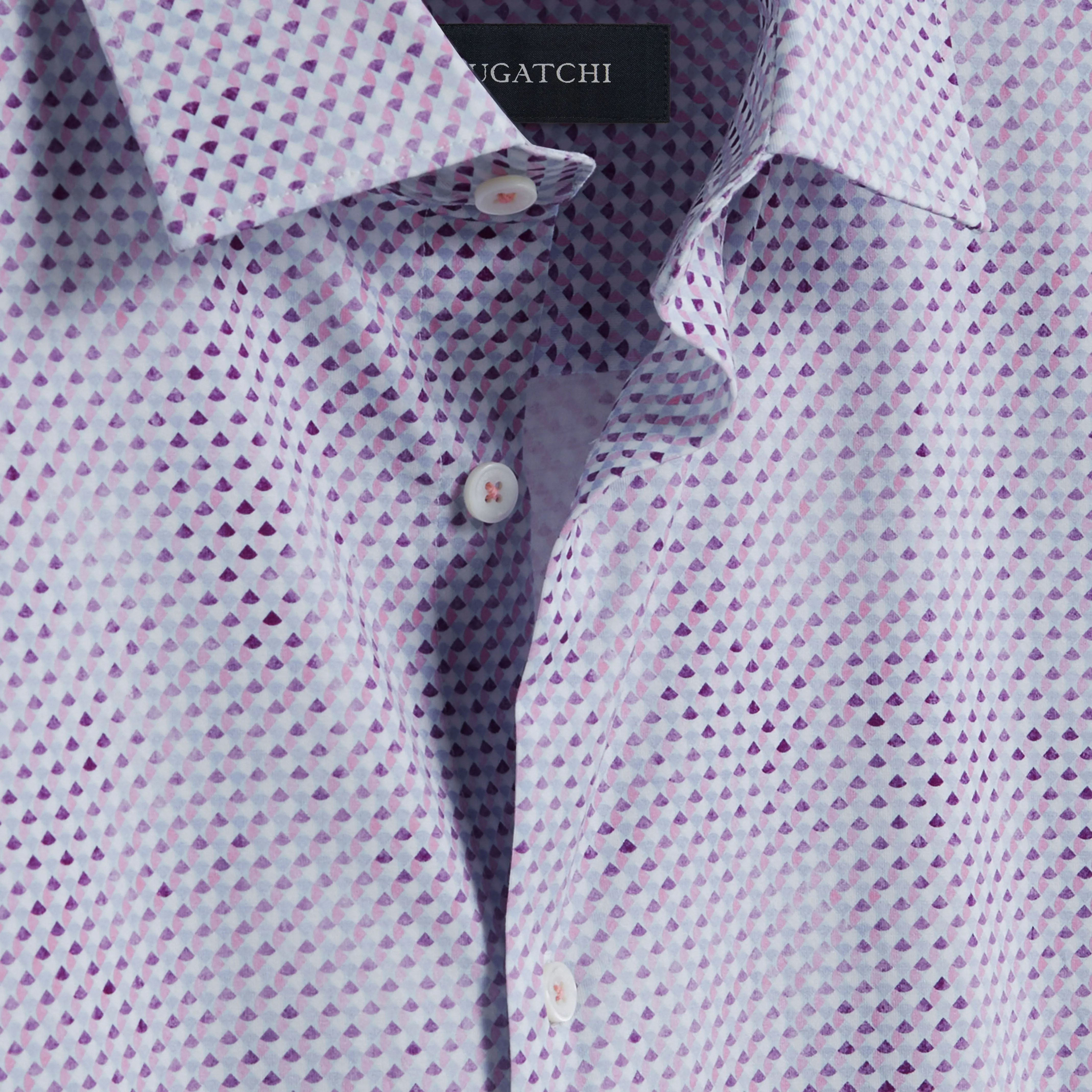 James Geometric OoohCotton Shirt sold by Bugatchi product image thumbnail 2