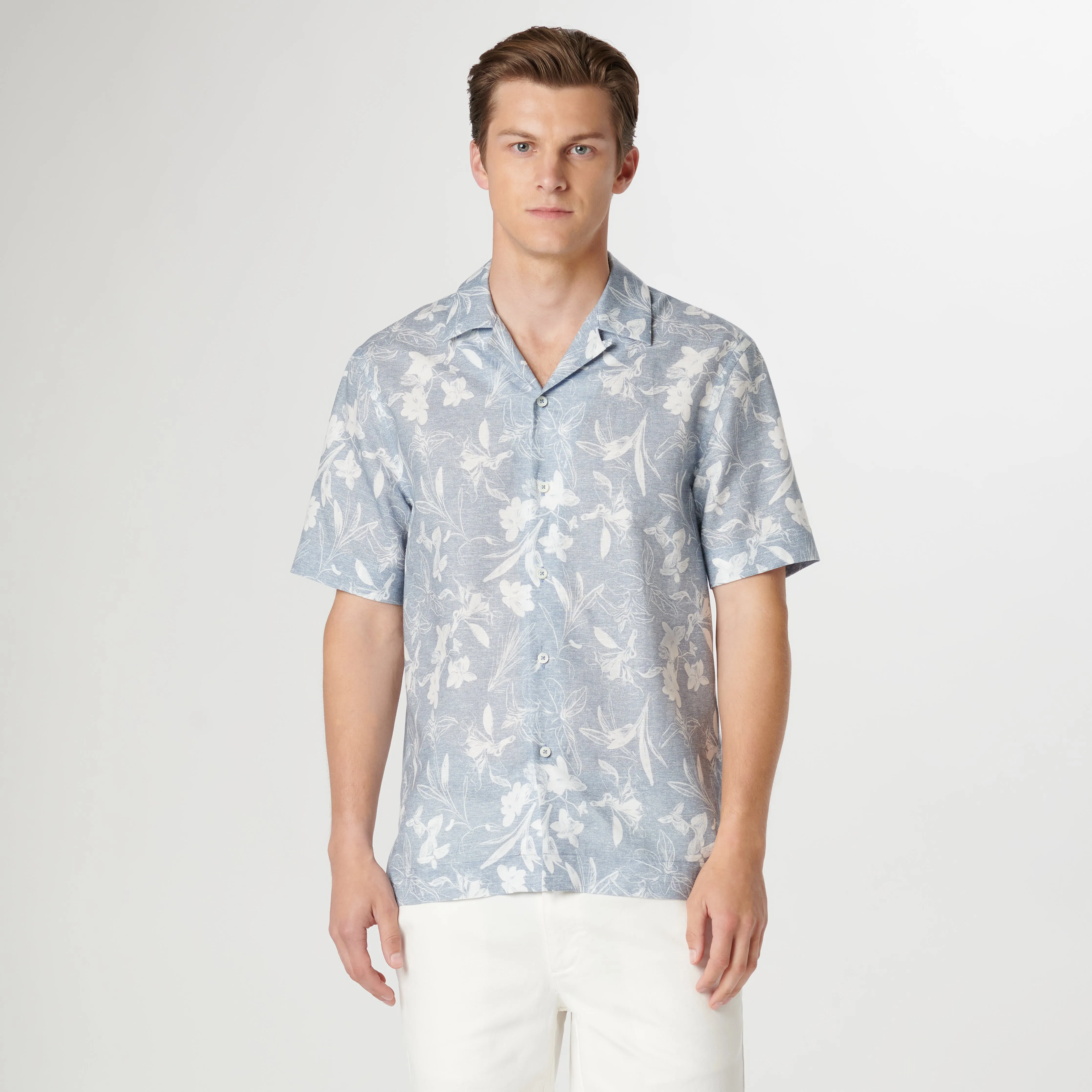 Jackson Floral Short Sleeve Shirt sold by Bugatchi product image thumbnail 2