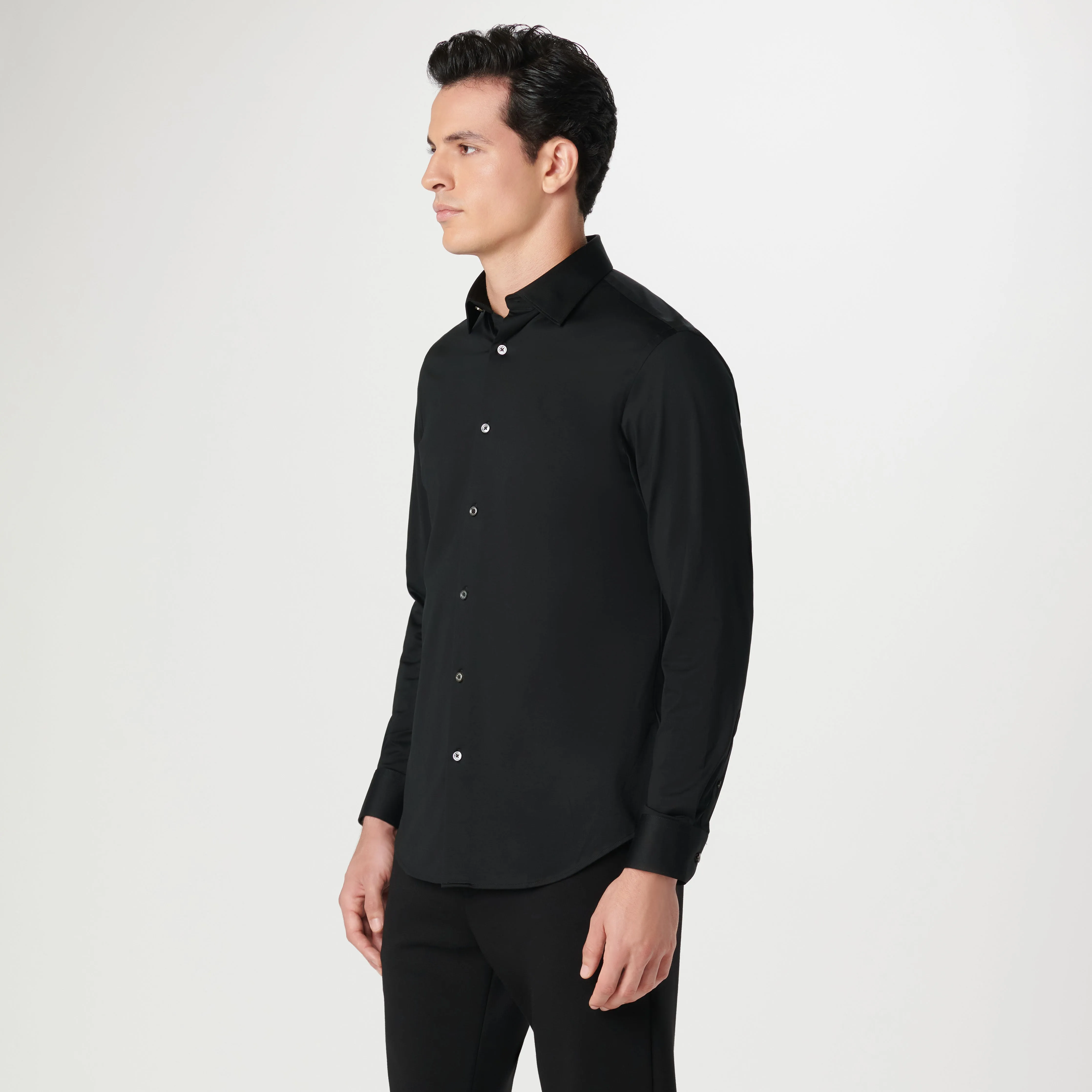 James Solid OoohCotton Shirt sold by Bugatchi product image thumbnail 3
