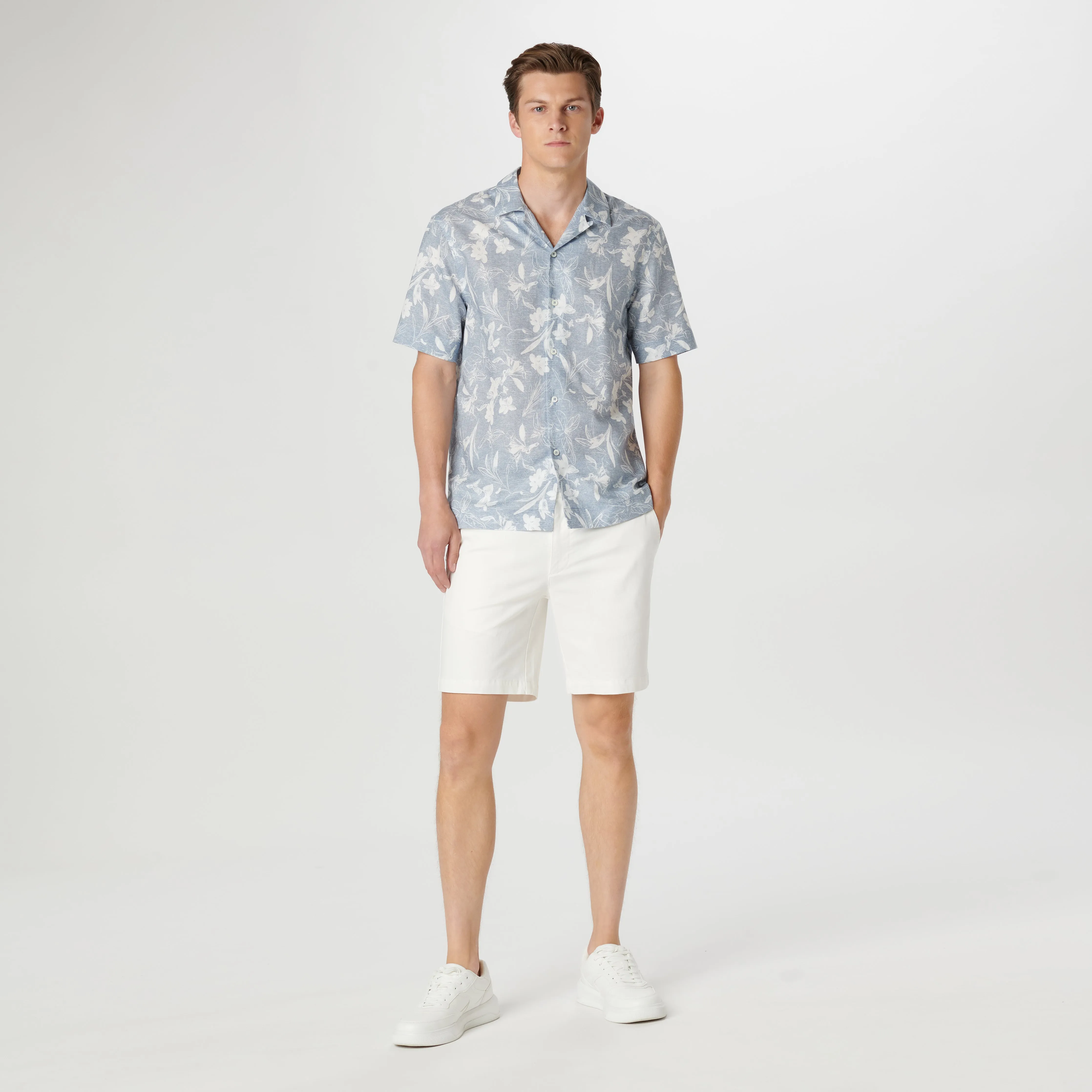 Jackson Floral Short Sleeve Shirt sold by Bugatchi product image thumbnail 5