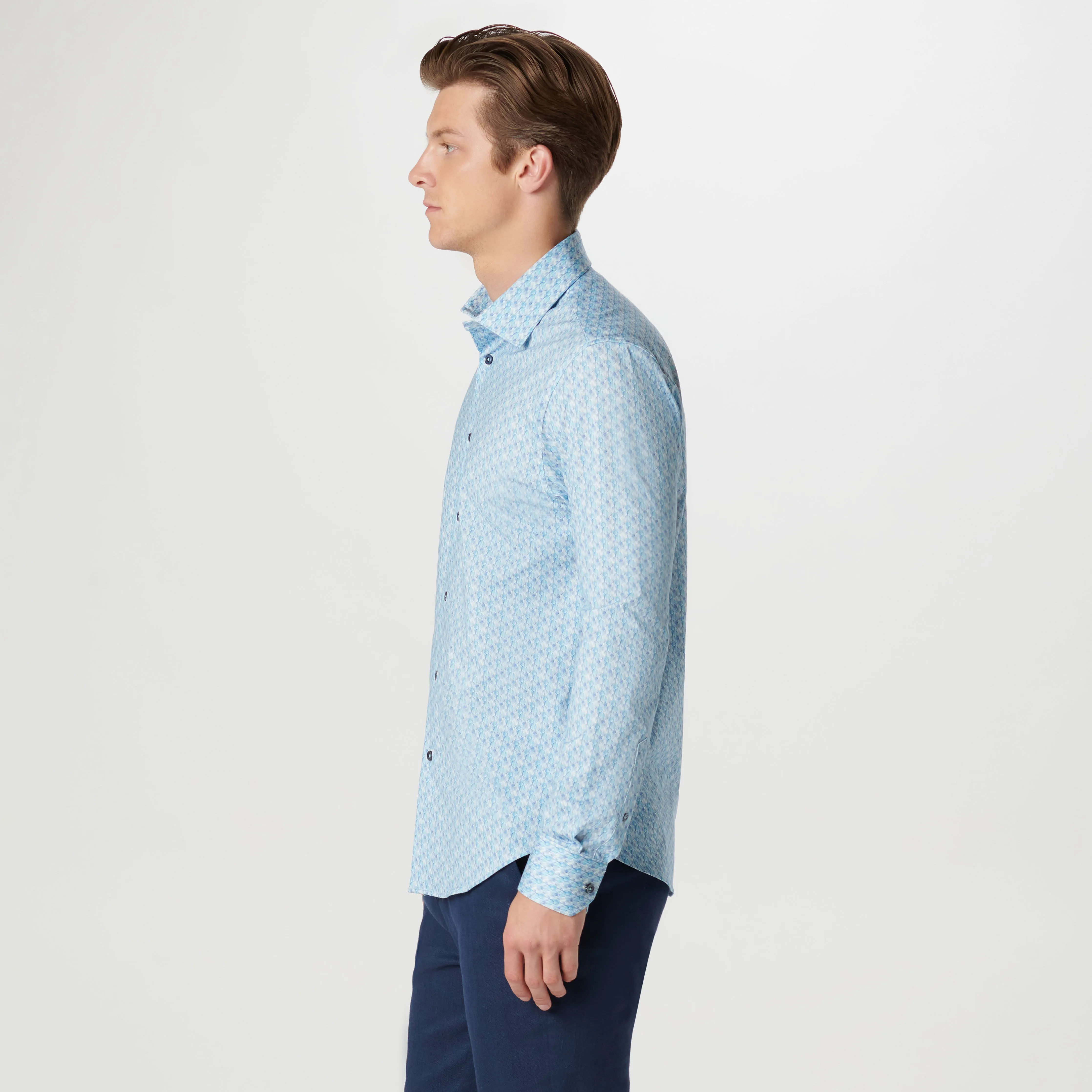 James Abstract OoohCotton Shirt sold by Bugatchi product image thumbnail 3