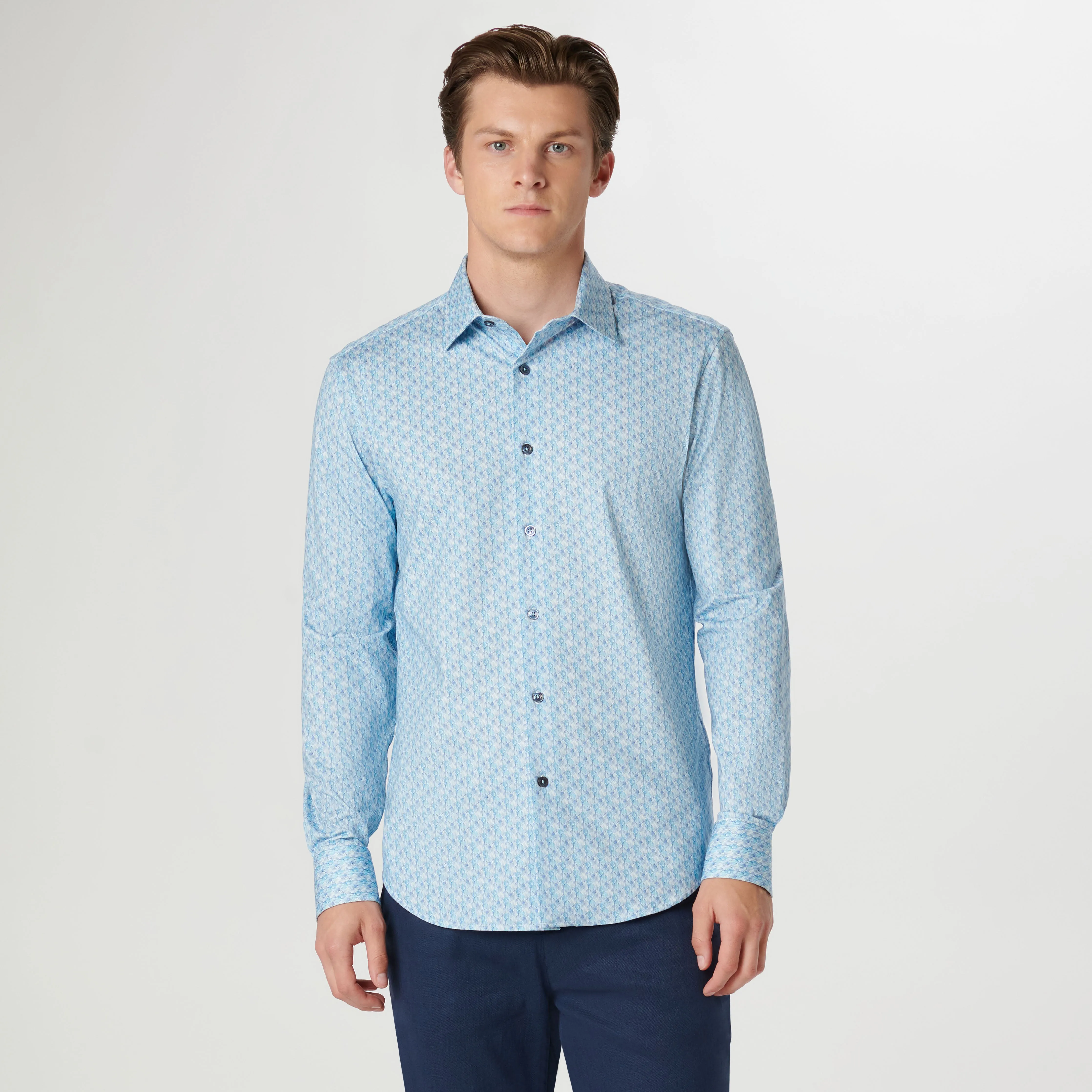 James Abstract OoohCotton Shirt sold by Bugatchi product image thumbnail 2