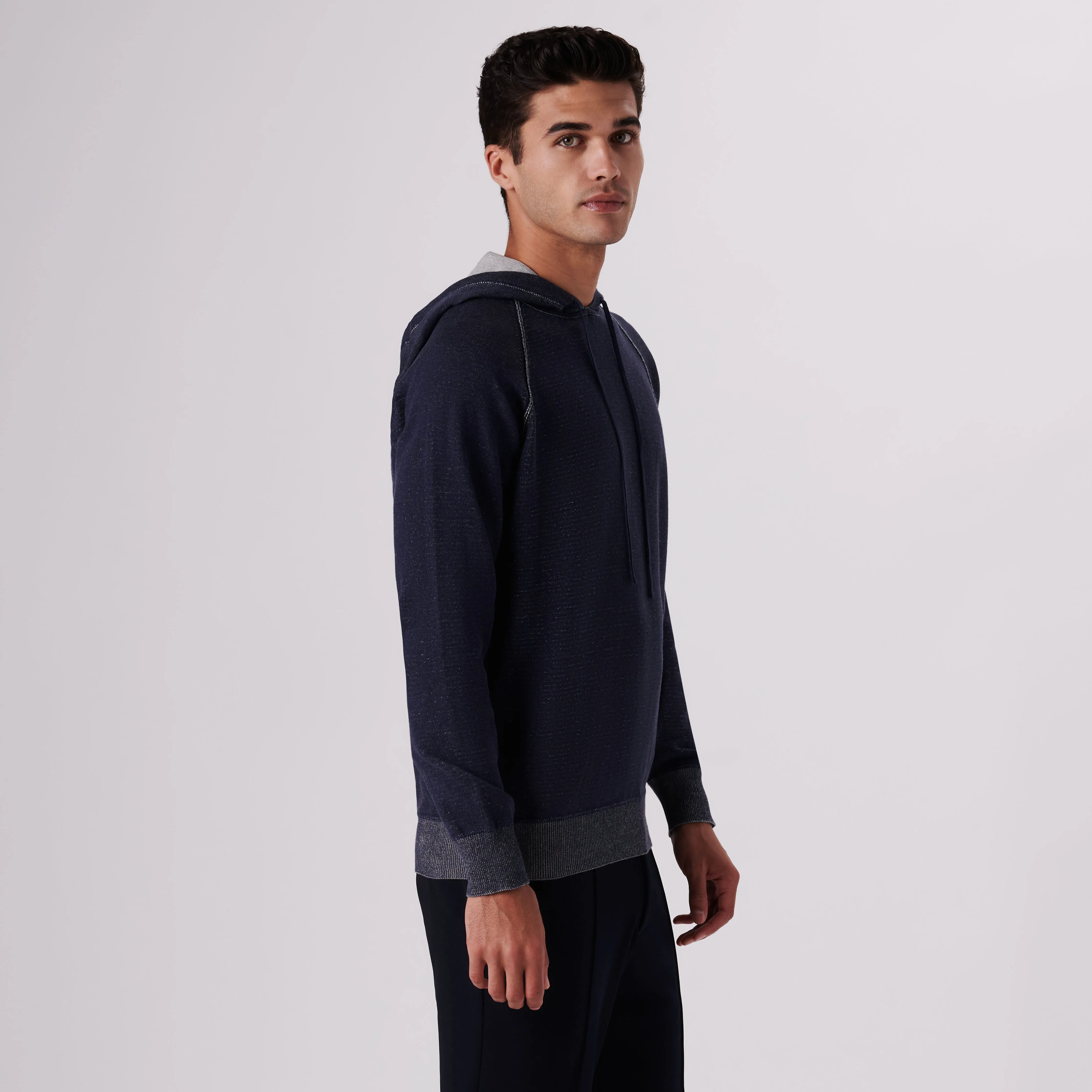 Solid Hoodie Sweater sold by Bugatchi product image thumbnail 3