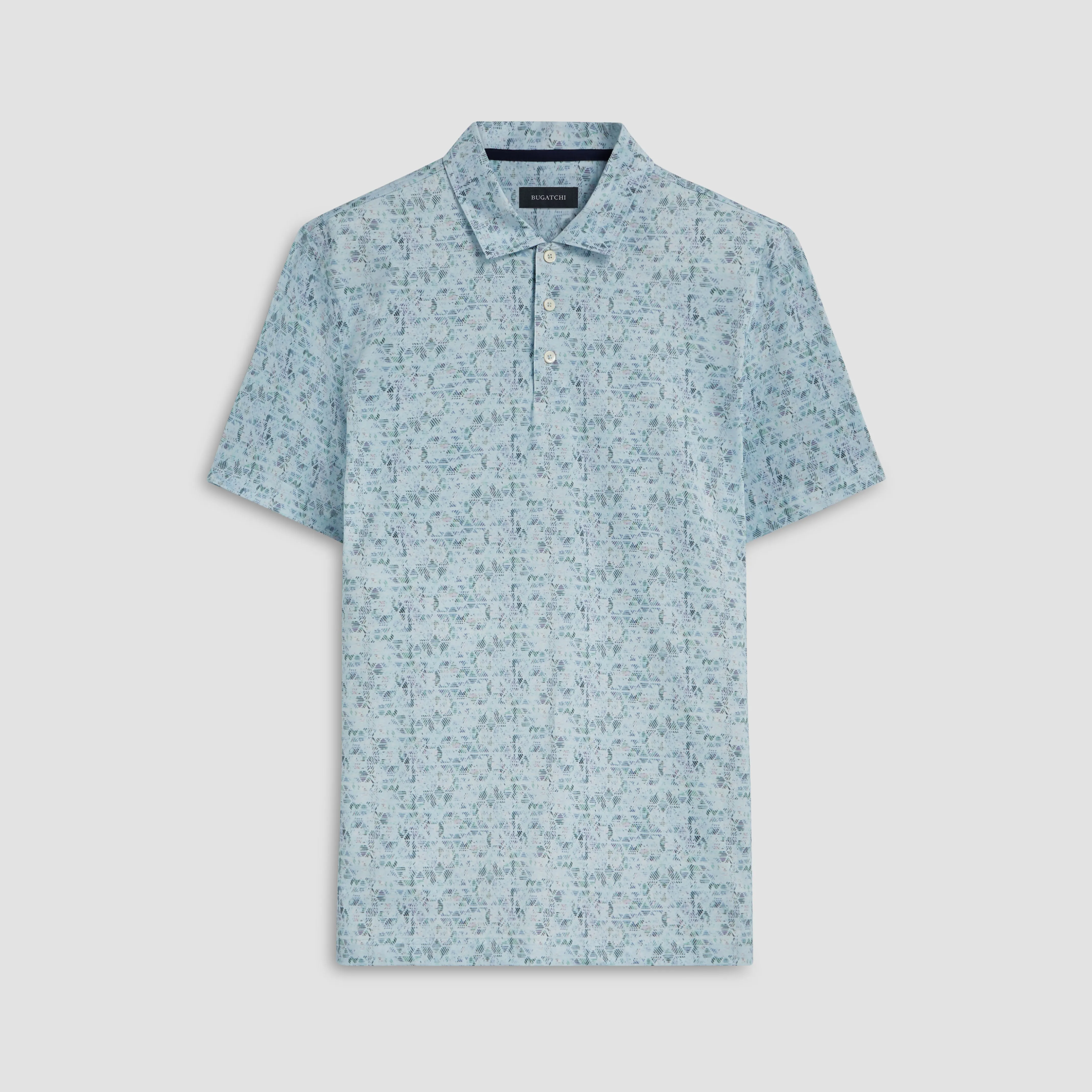 Victor Diamond Print OoohCotton Polo sold by Bugatchi