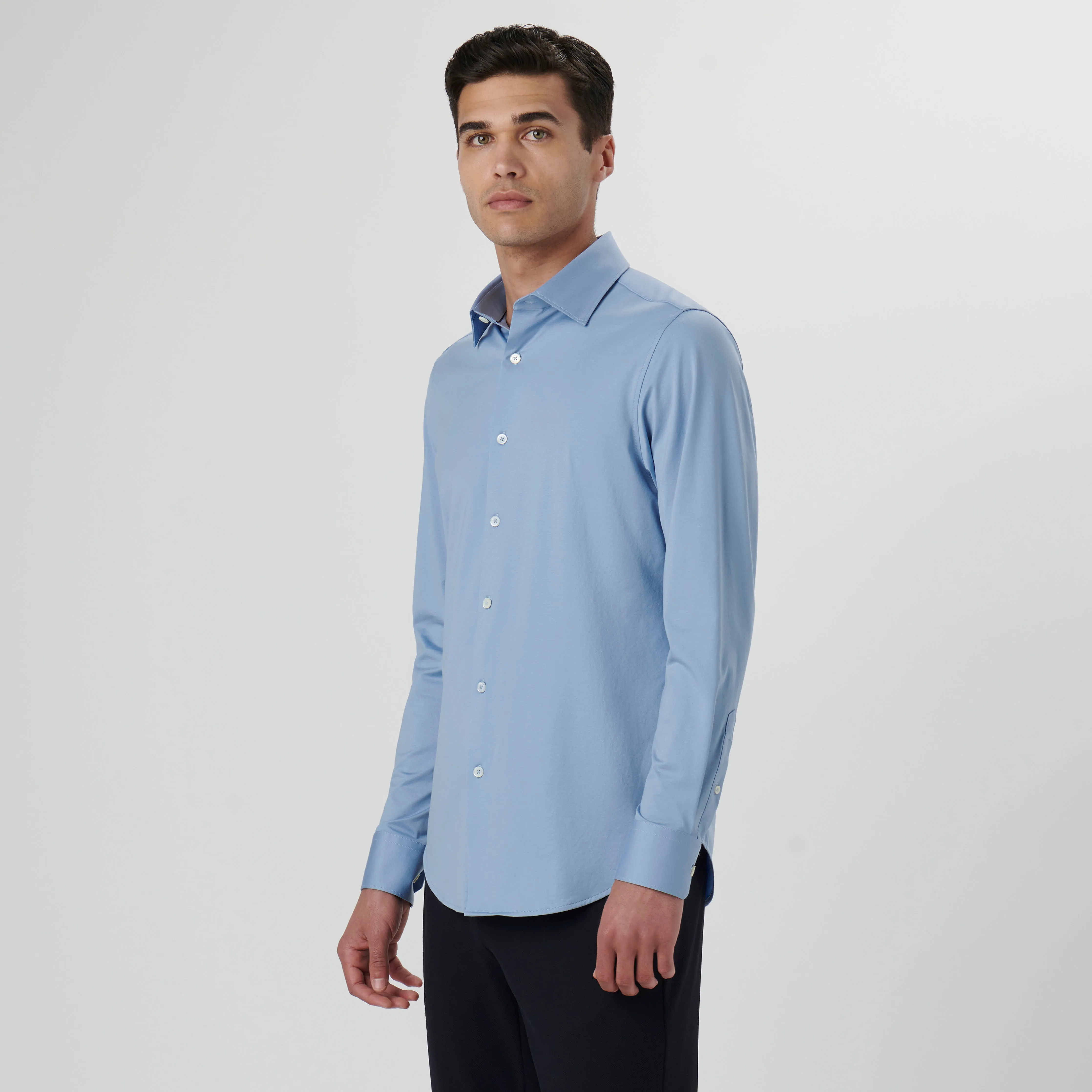 James Solid OoohCotton Shirt sold by Bugatchi product image thumbnail 3