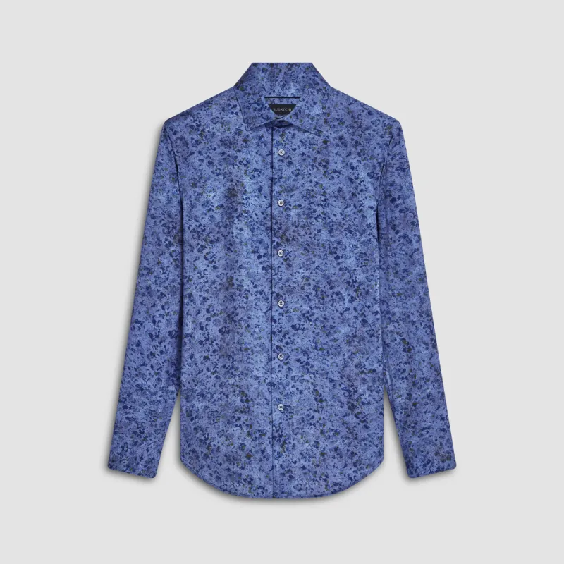 James Marbled OoohCotton Shirt sold by Bugatchi