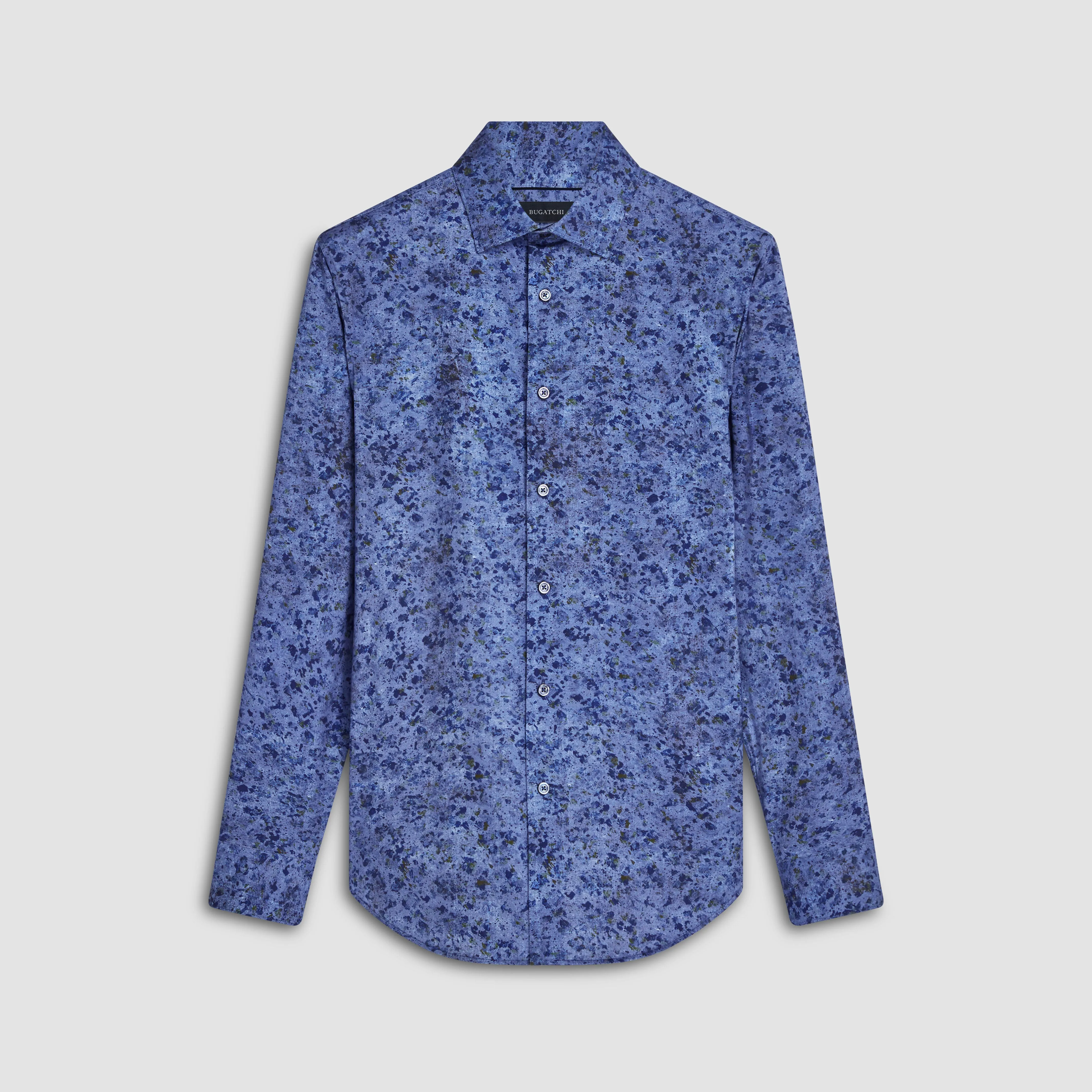 James Marbled OoohCotton Shirt sold by Bugatchi