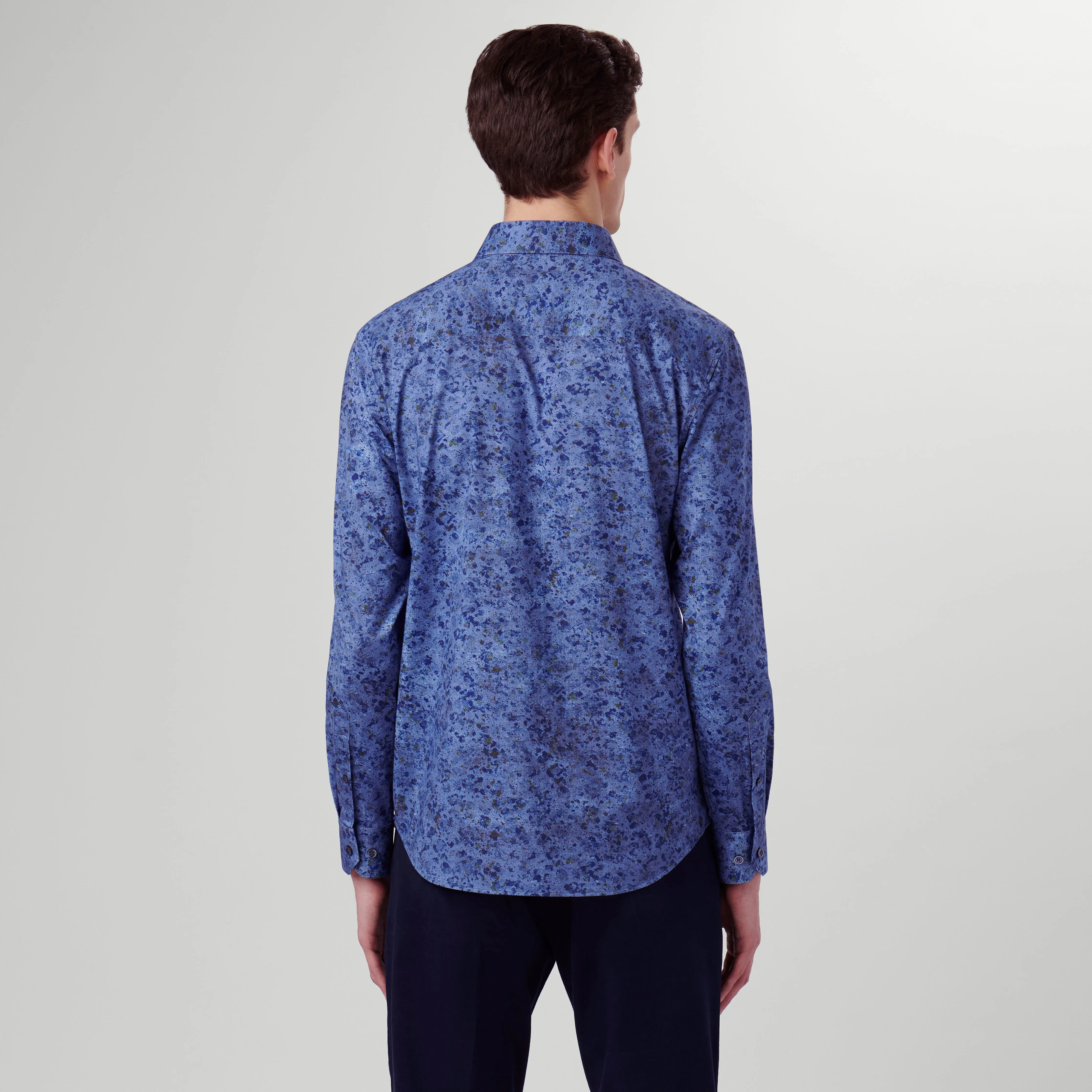James Marbled OoohCotton Shirt sold by Bugatchi product image thumbnail 4
